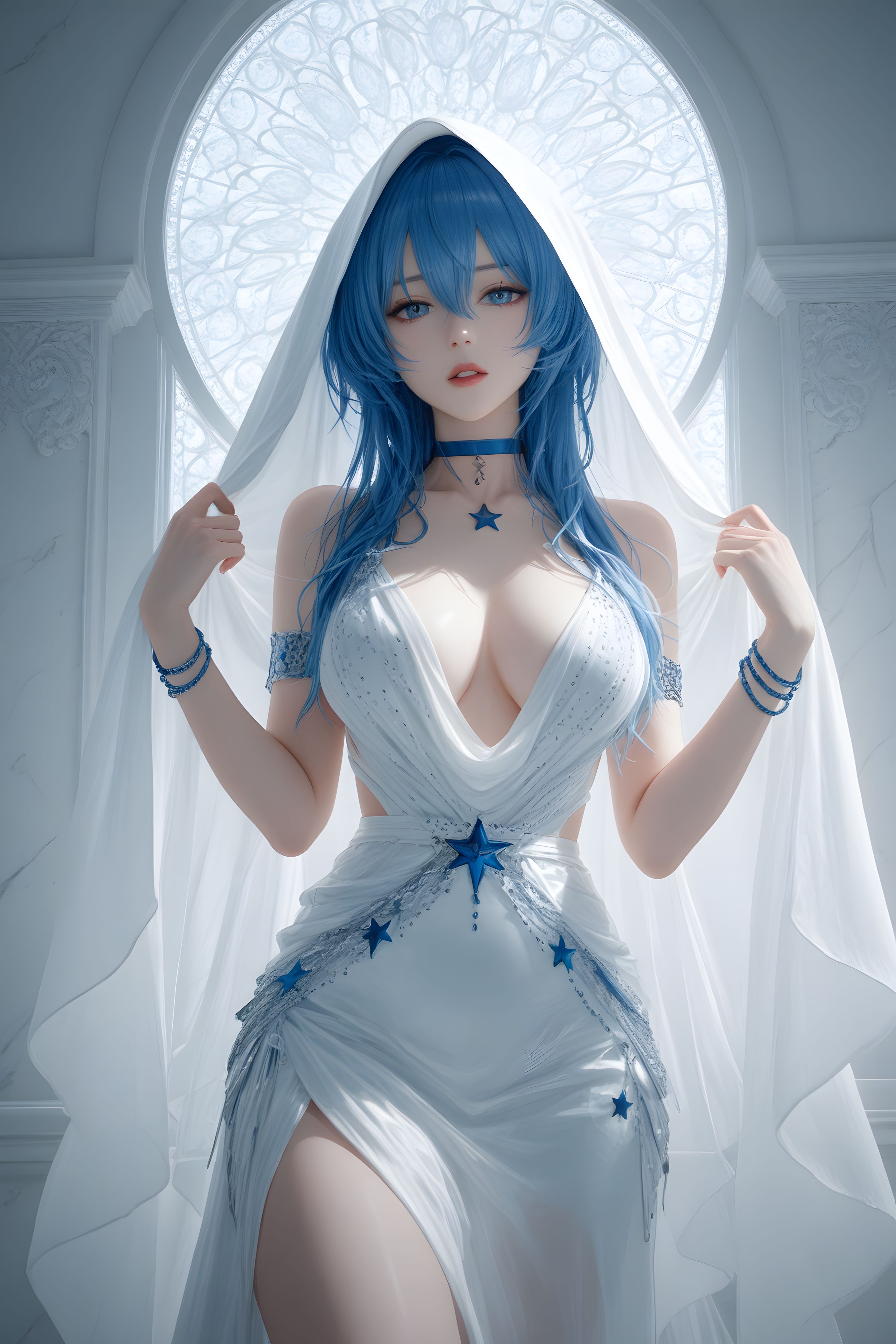 鸣潮手游 二创 二次元 游戏COS 大长腿美女