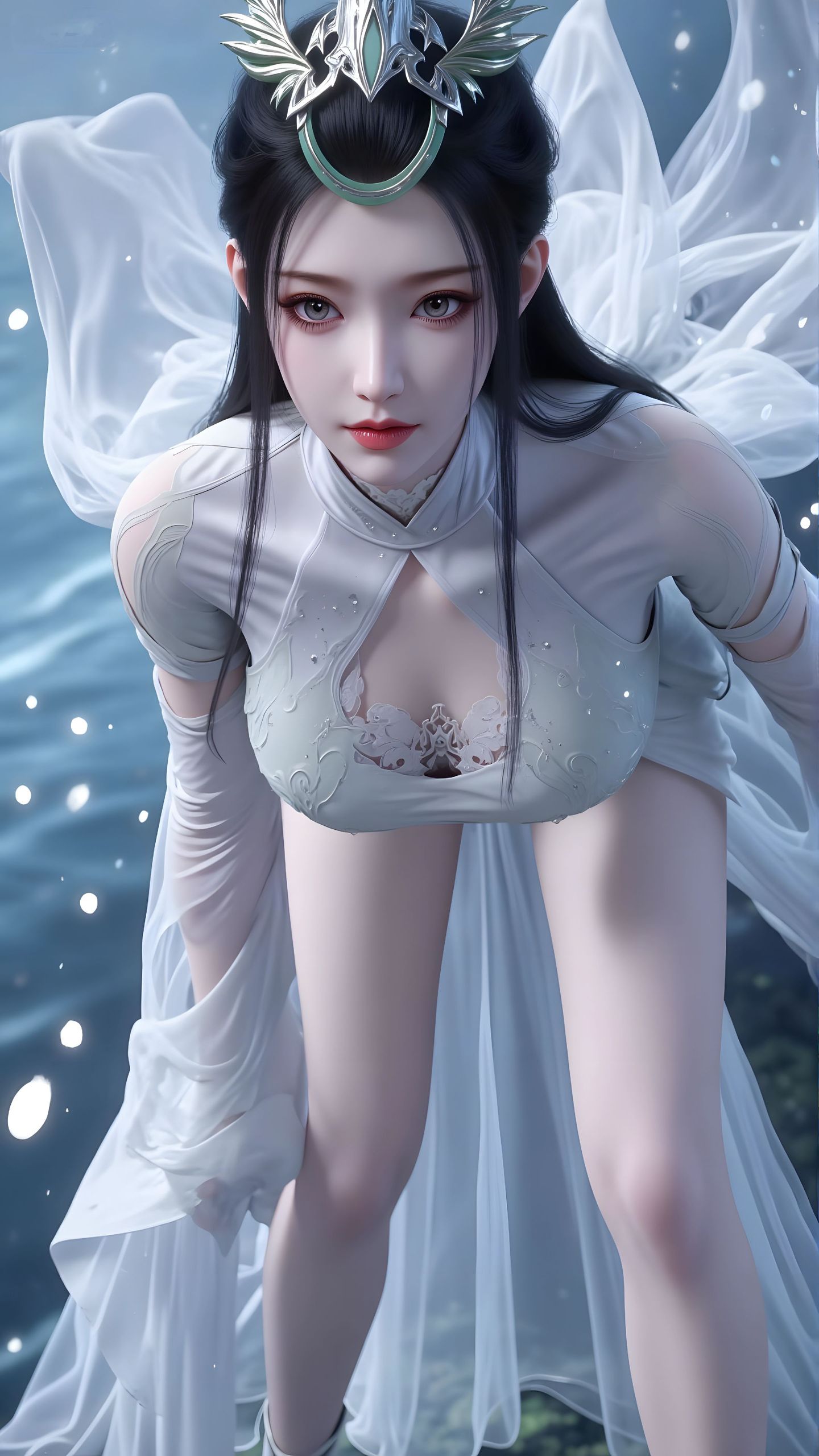 绝美陆嫁嫁 国漫女神 神国之上 ai绘画 壁纸分享