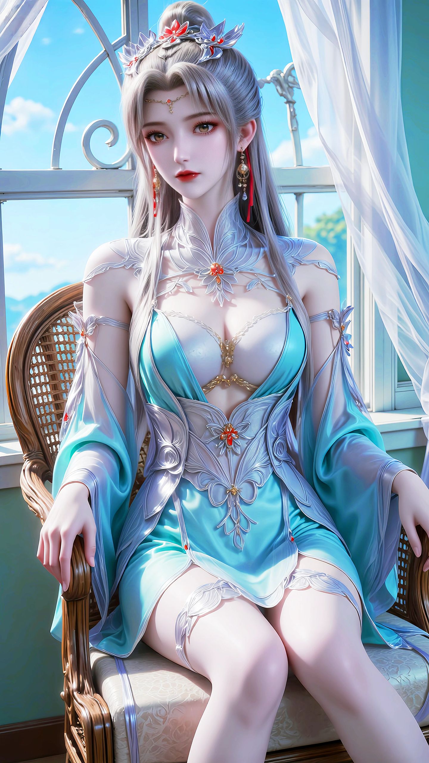 柳眉 国漫女神 高清壁纸 性感美女