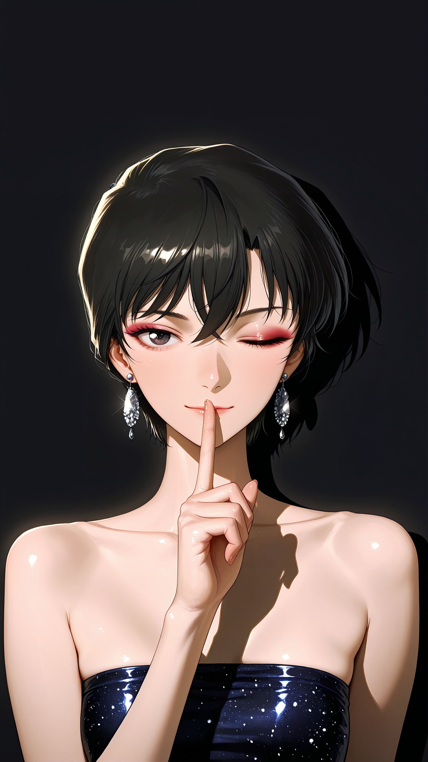 精美手机锁屏壁纸ai绘画 名侦探柯南剧场版 二次元壁纸