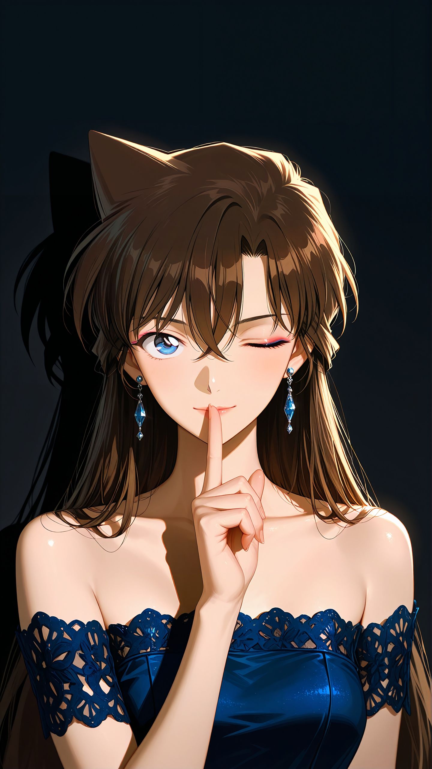 精美手机锁屏壁纸ai绘画 名侦探柯南剧场版 二次元壁纸
