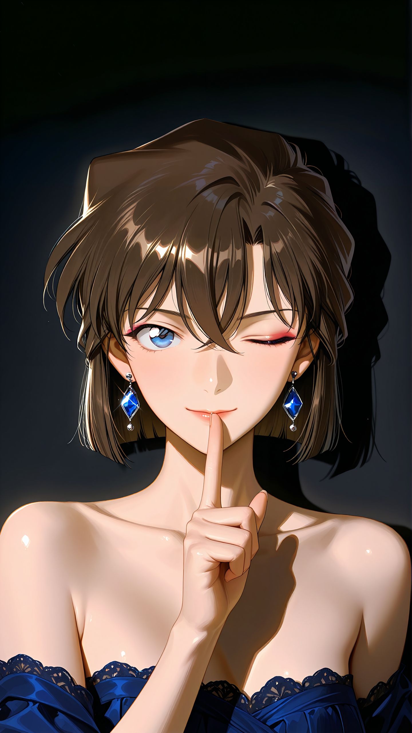 精美手机锁屏壁纸ai绘画 名侦探柯南剧场版 二次元壁纸