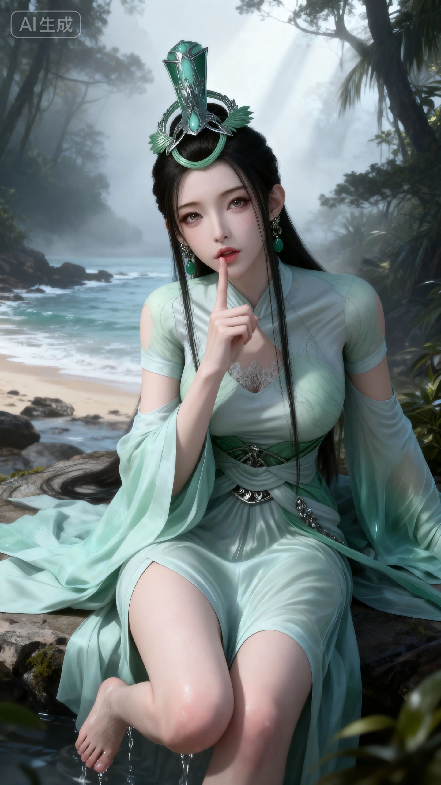 神国之上陆嫁嫁 壁纸 国漫女神 古风美女