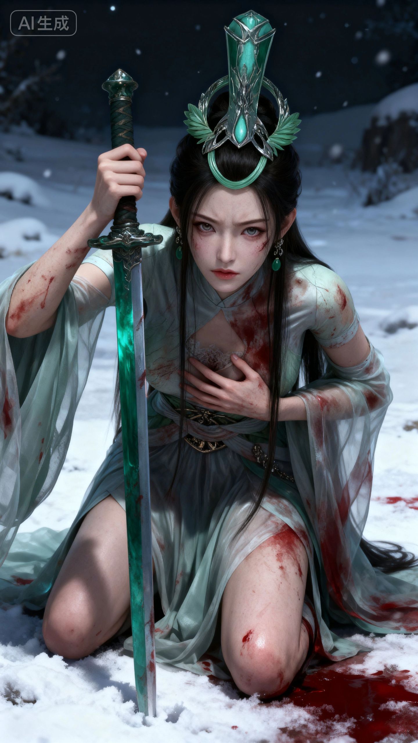 神国之上陆嫁嫁 壁纸 国漫女神 古风美女