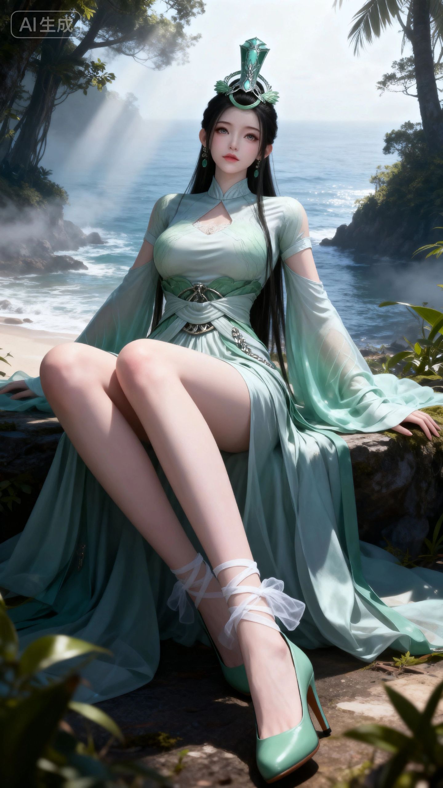 神国之上陆嫁嫁 壁纸 国漫女神 古风美女