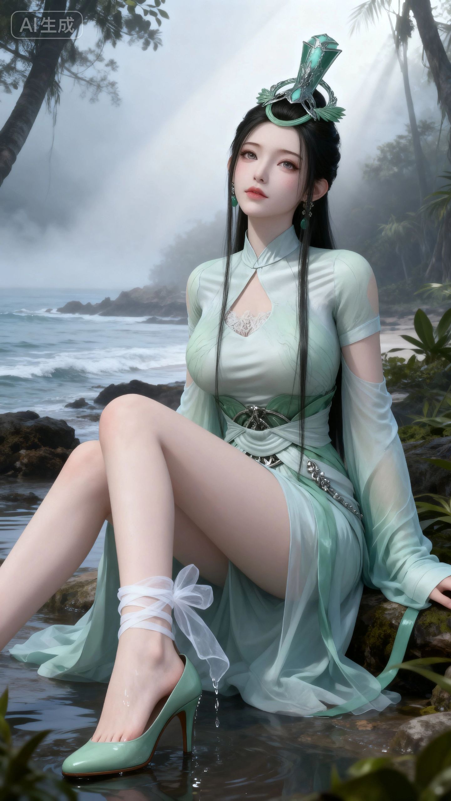 神国之上陆嫁嫁 壁纸 国漫女神 古风美女