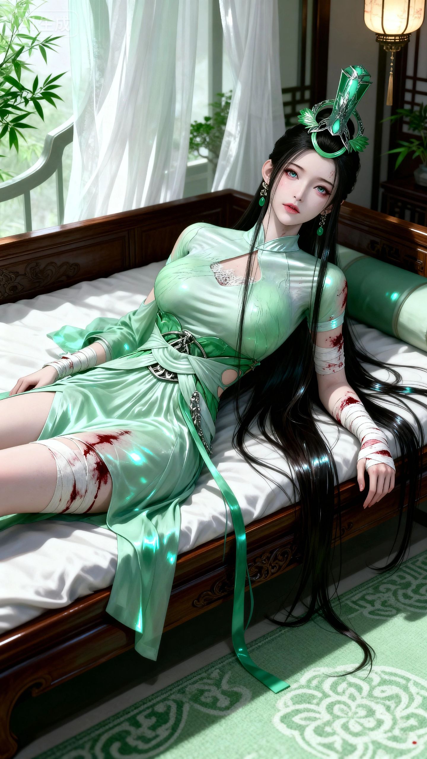 神国之上 战损版的陆嫁嫁 国漫女神图片壁纸分享推荐 热门