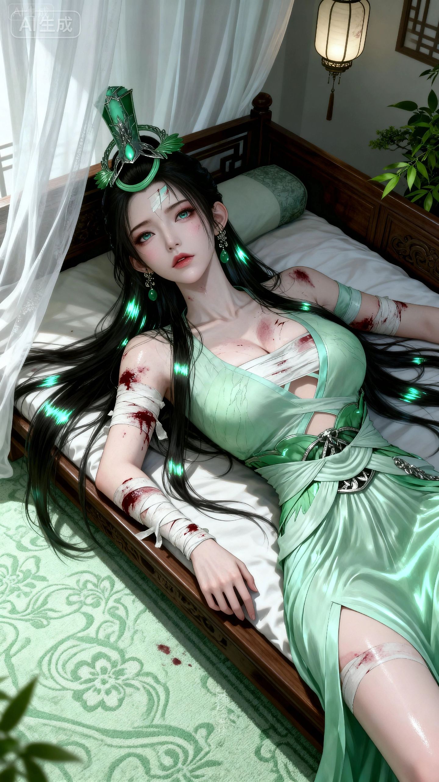 神国之上 战损版的陆嫁嫁 国漫女神图片壁纸分享推荐 热门