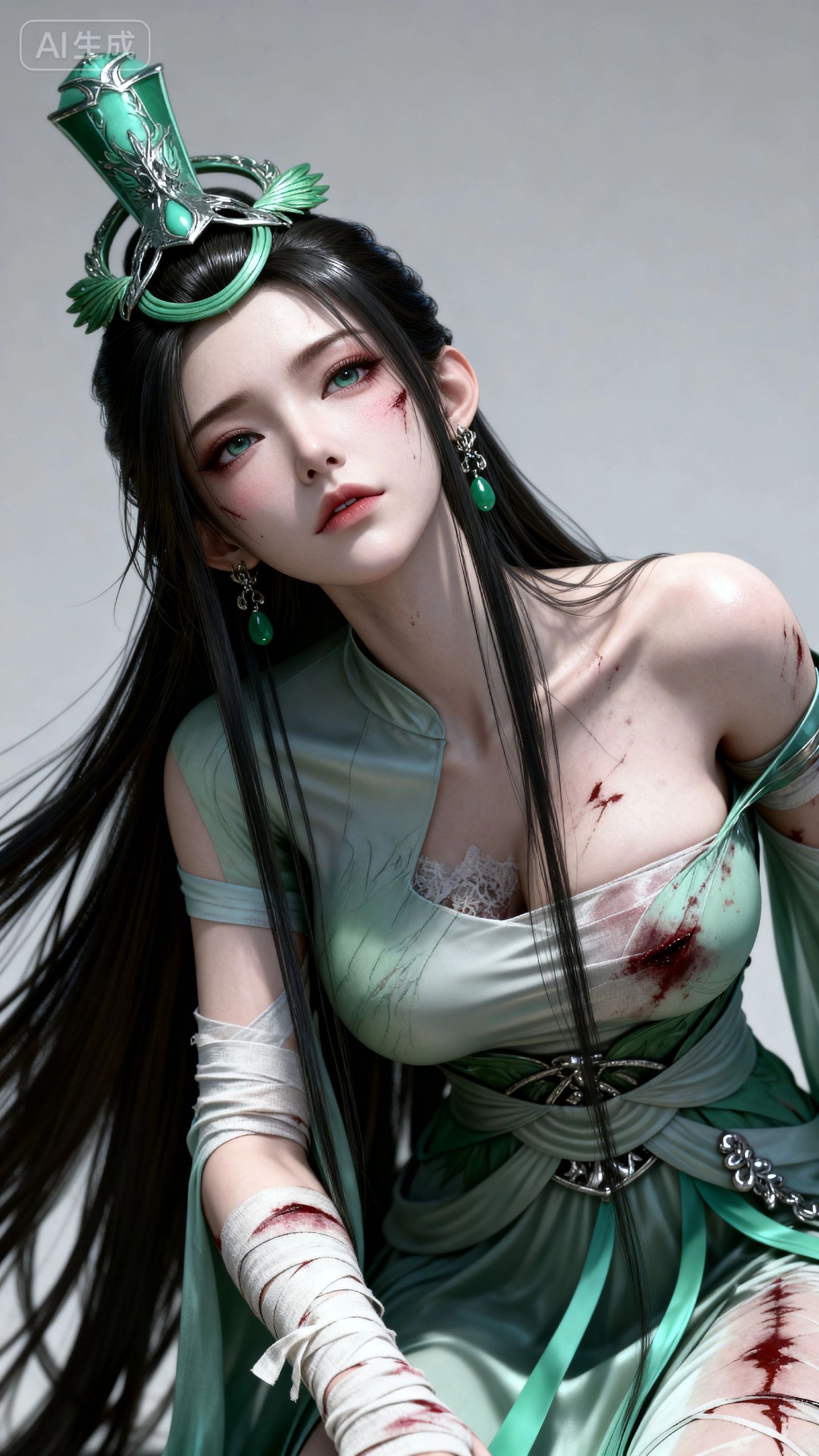 神国之上 战损版的陆嫁嫁 国漫女神图片壁纸分享推荐 热门