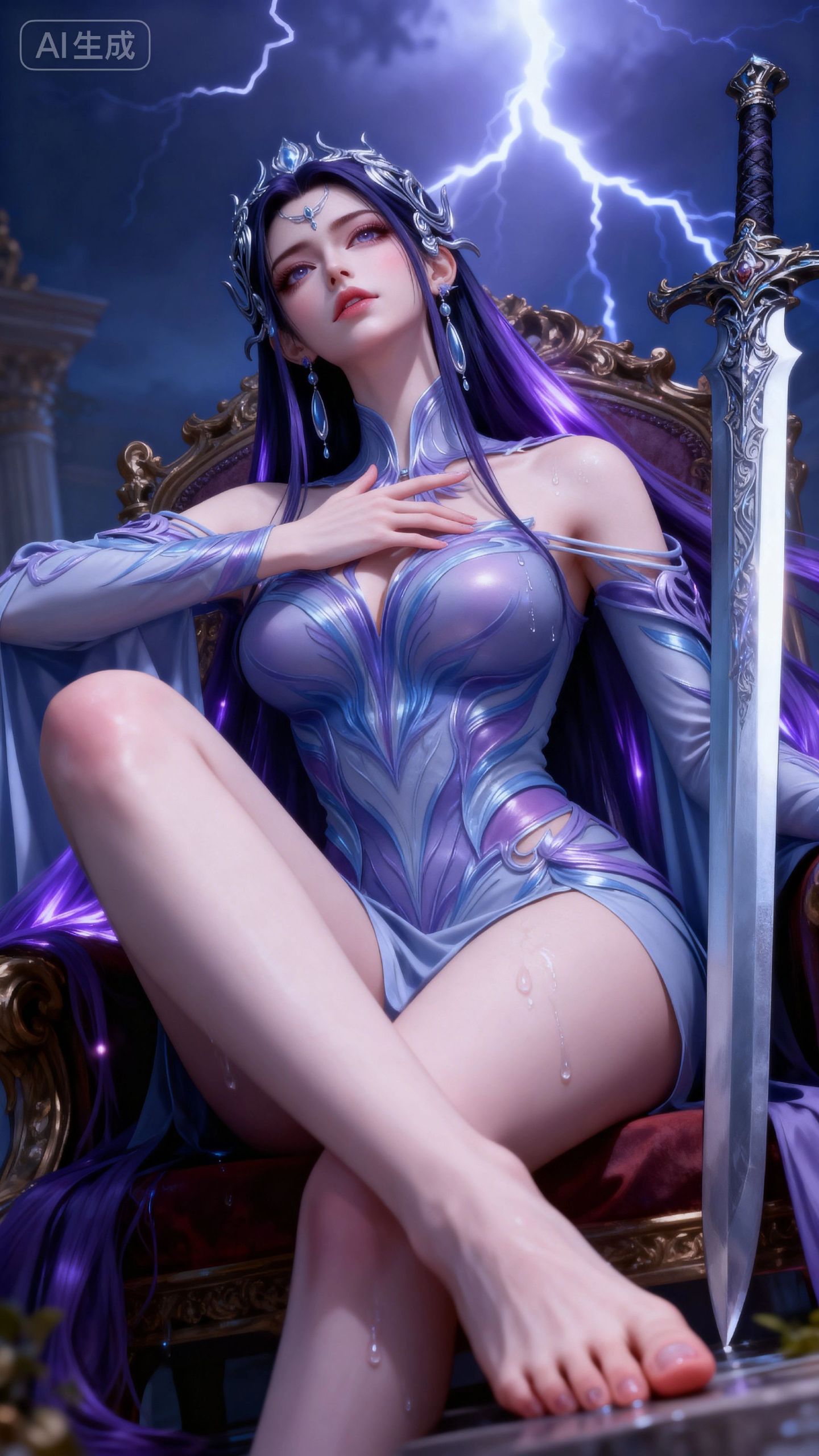 神国之上 叶婵宫 古风 国漫女神 壁纸 美女 妩媚动人