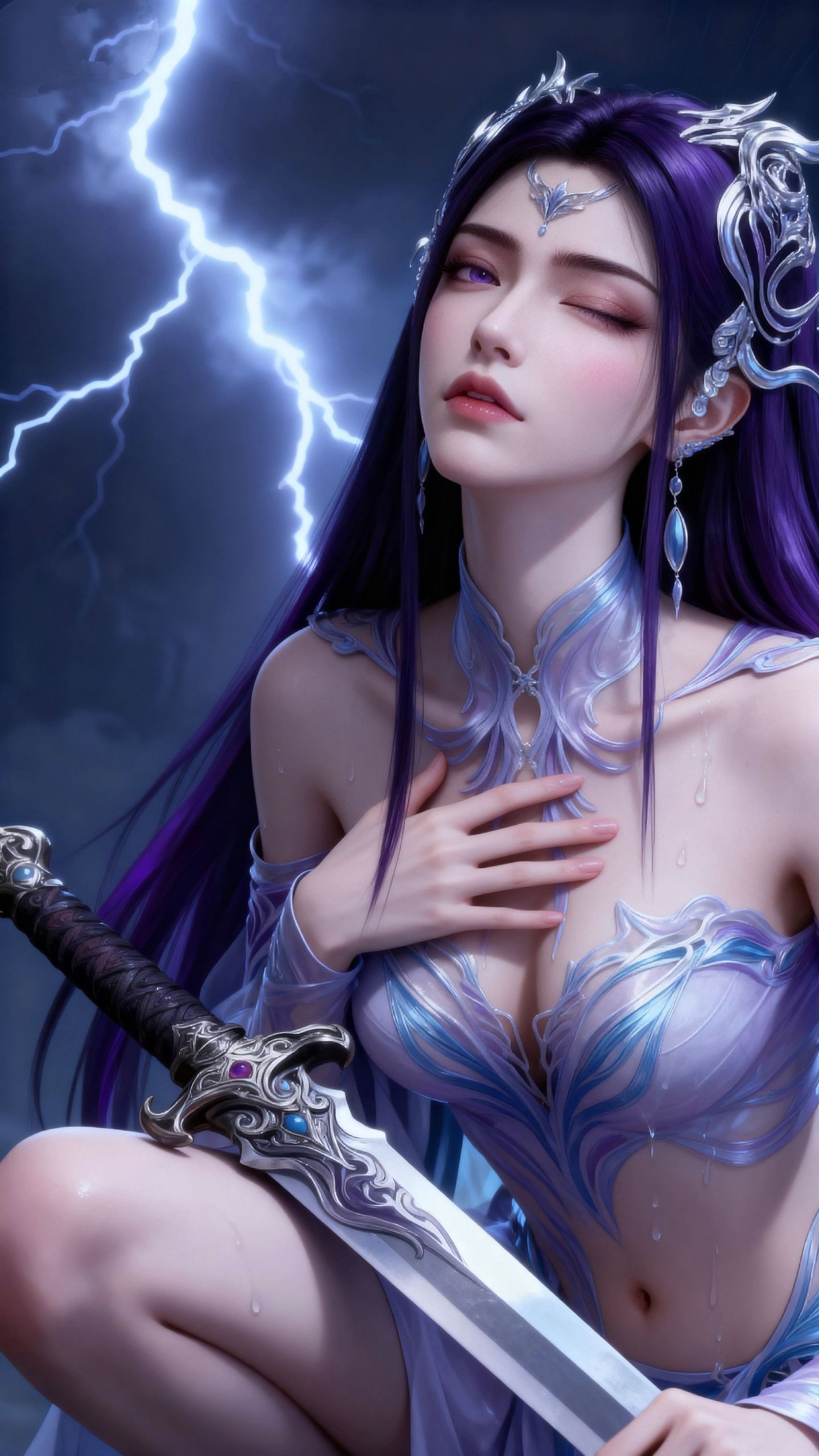 神国之上 叶婵宫 古风 国漫女神 壁纸 美女 妩媚动人