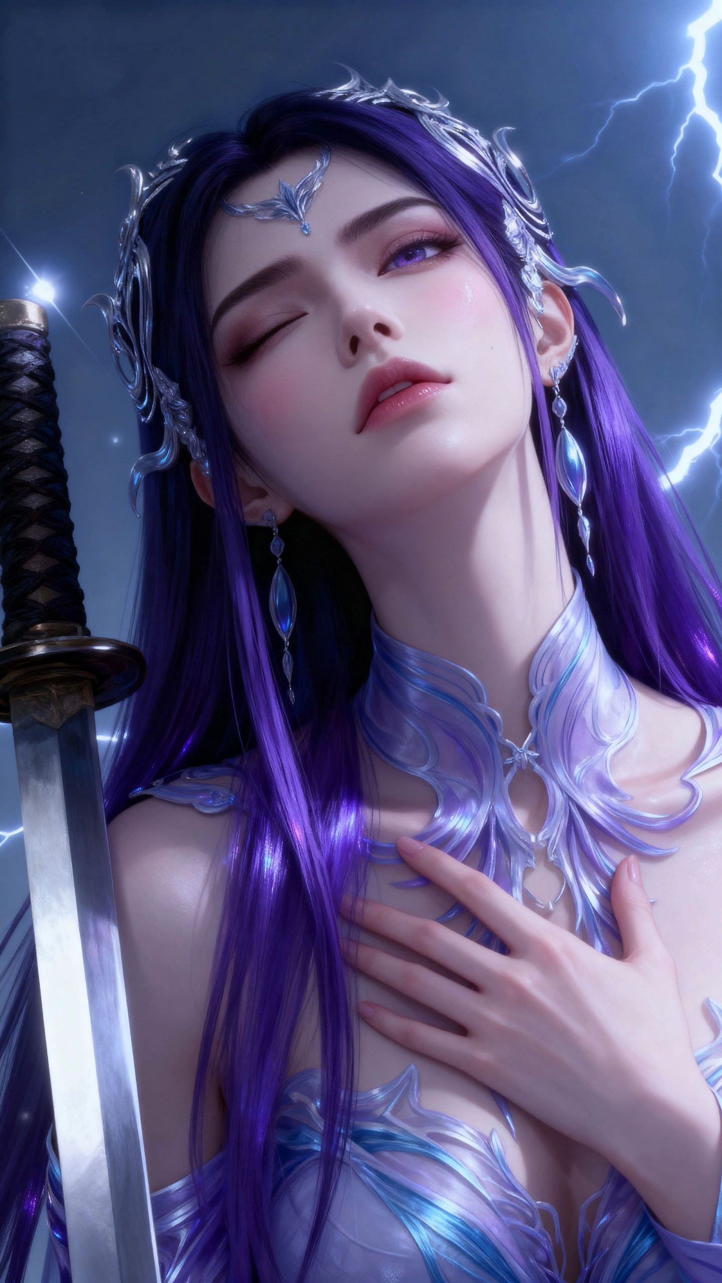 神国之上 叶婵宫 古风 国漫女神 壁纸 美女 妩媚动人