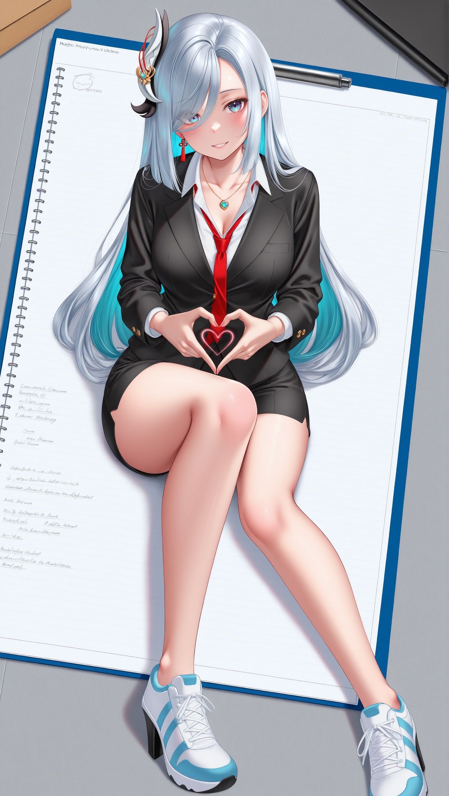 原神申鹤 平面动画风格 二次元游戏壁纸 好看