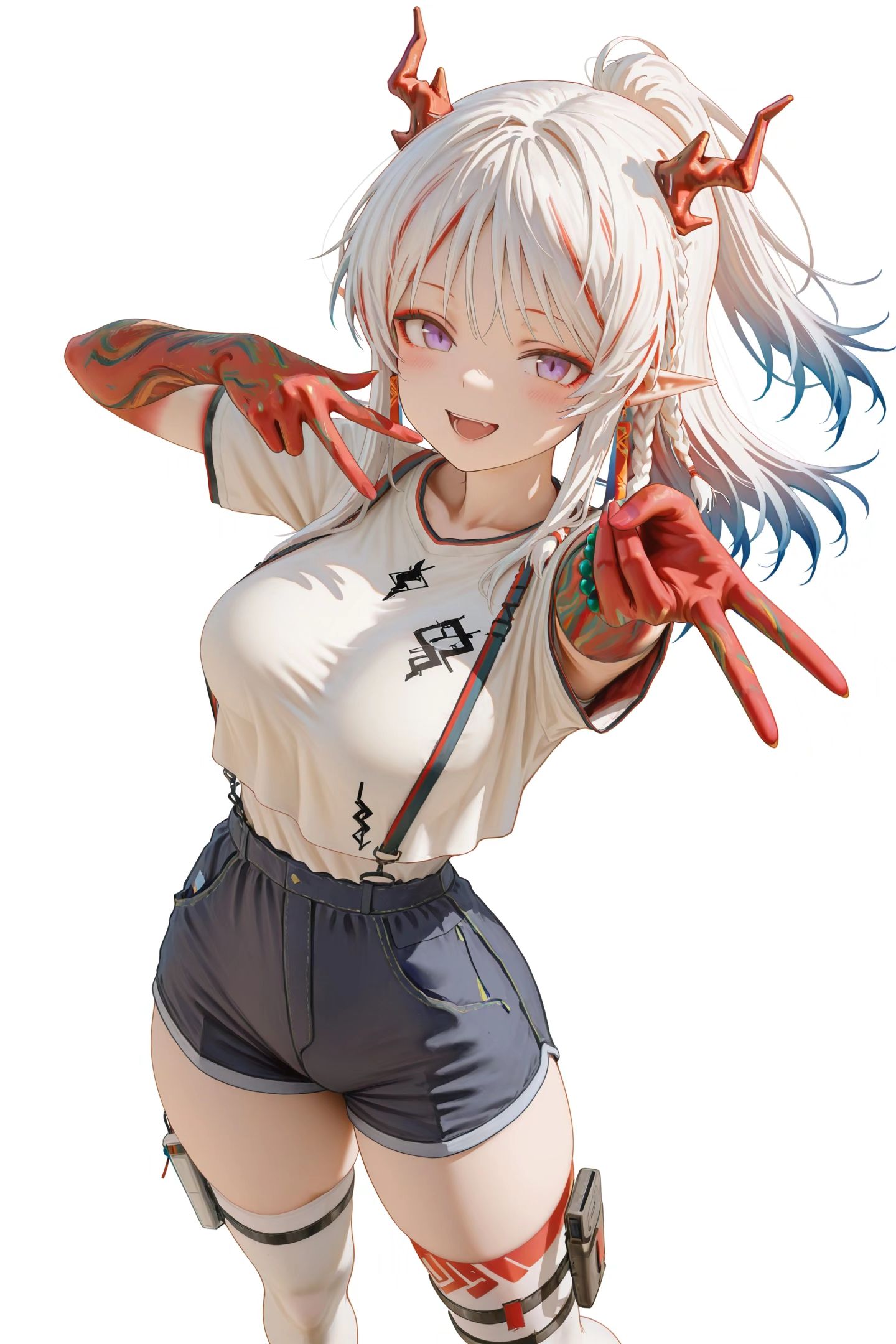 明日方舟年 可爱微胖 调皮二次元游戏角色少女