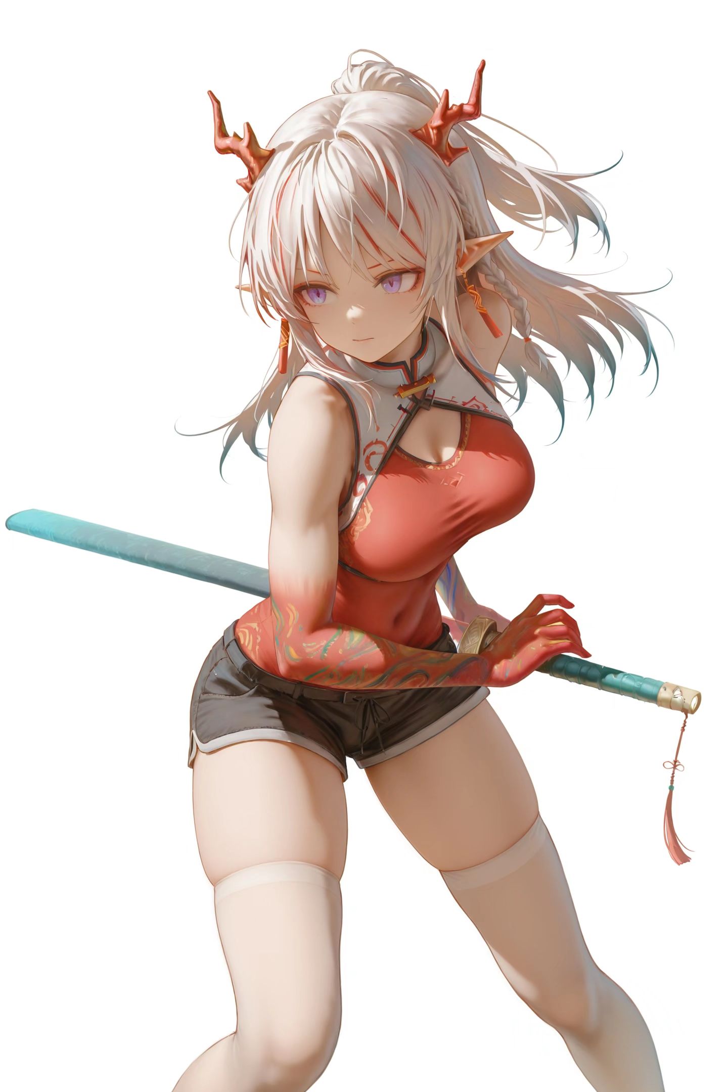 明日方舟年 可爱微胖 调皮二次元游戏角色少女