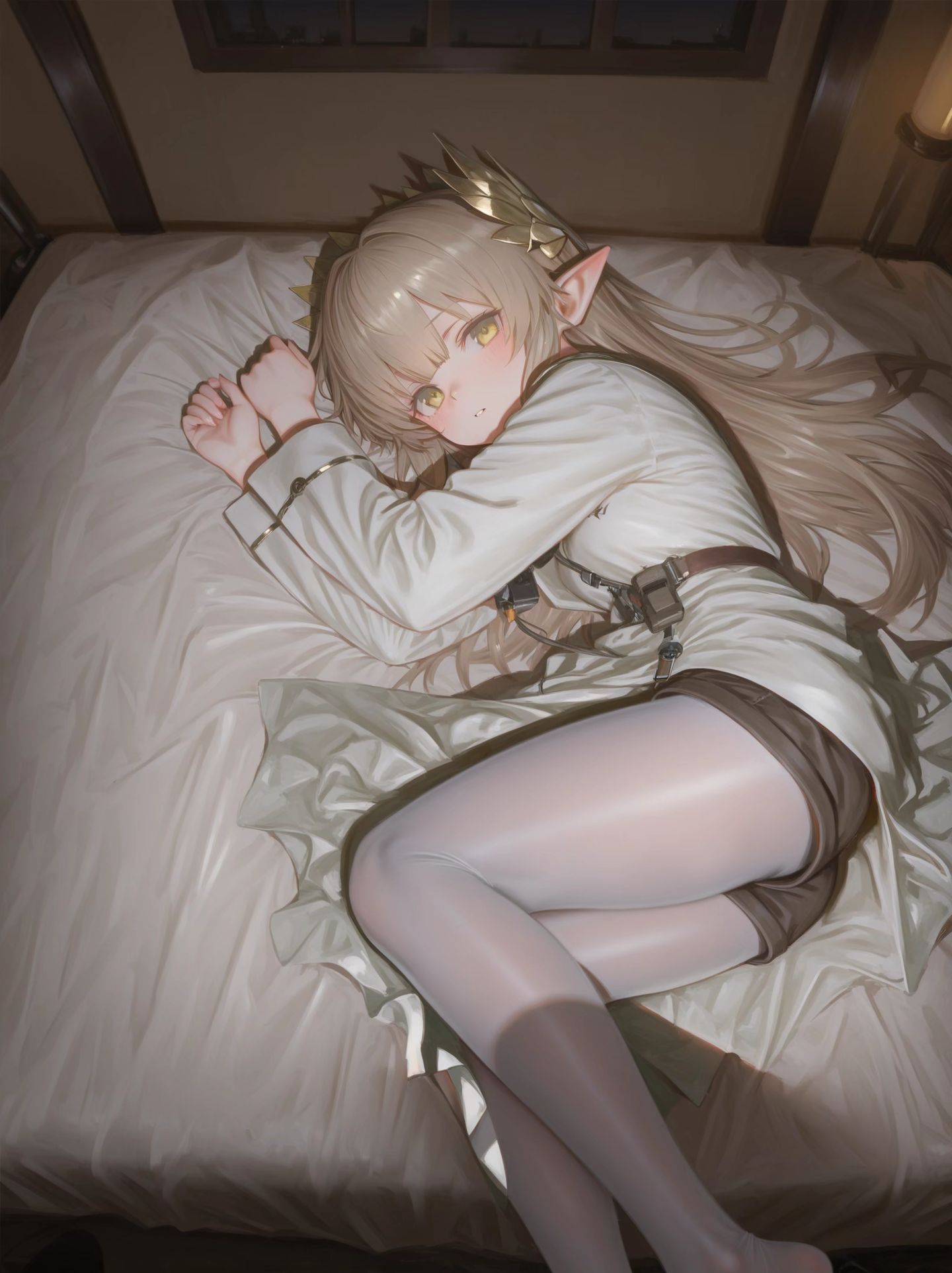 缪缪是今天不回家了吗？明日方舟缪尔赛思 白丝 萝莉