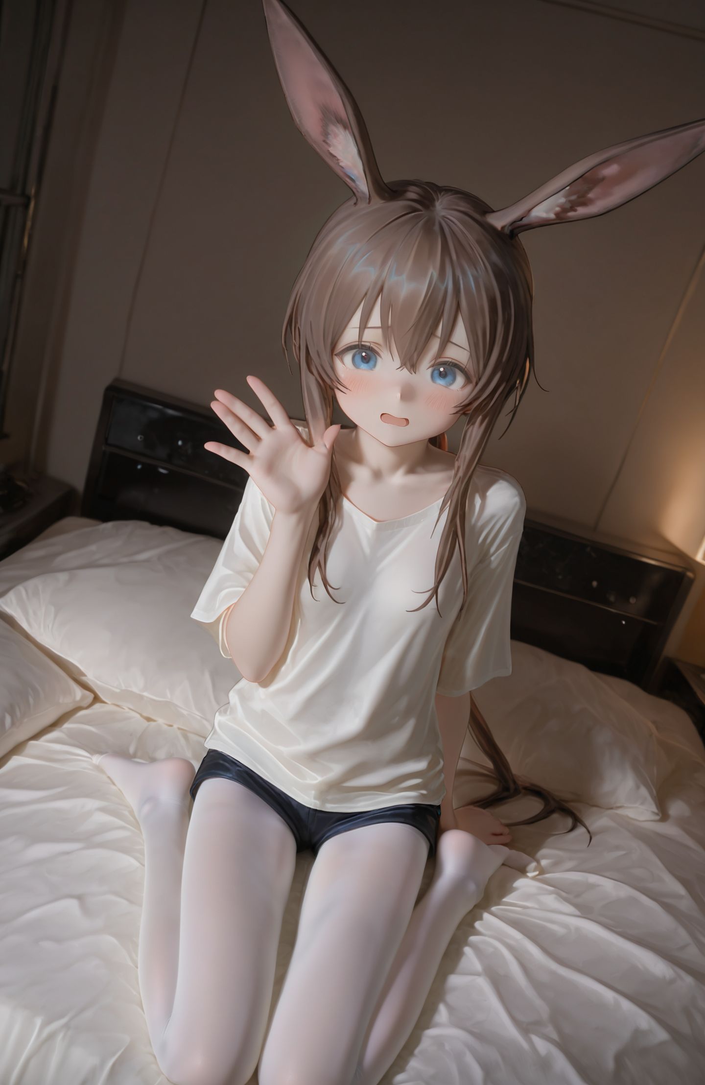 兔兔 明日方舟阿米娅 黑丝永远的神 白丝yyds