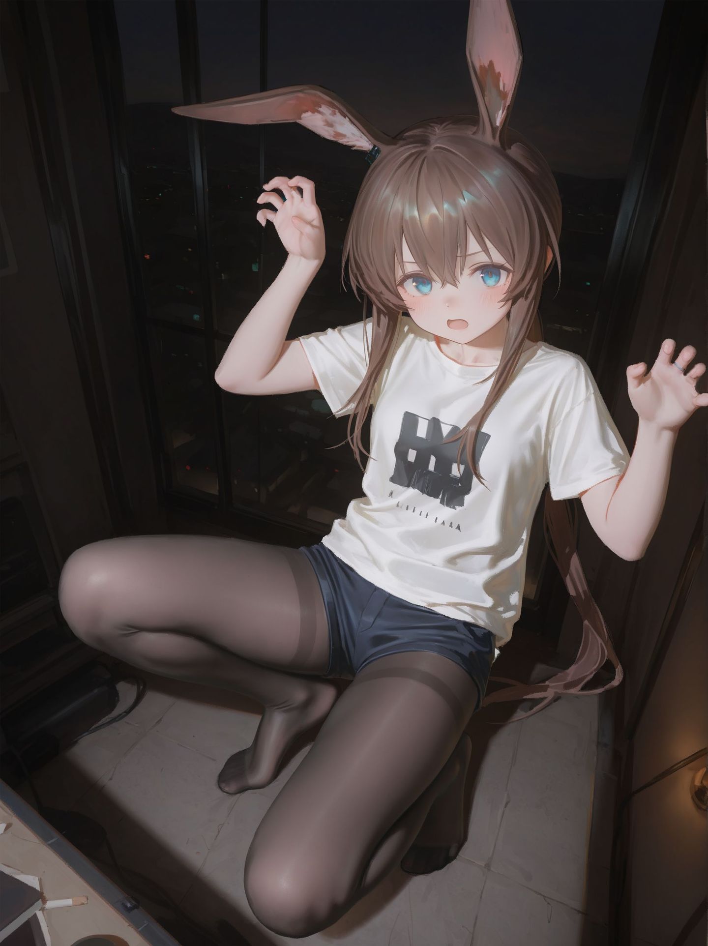 兔兔 明日方舟阿米娅 黑丝永远的神 白丝yyds