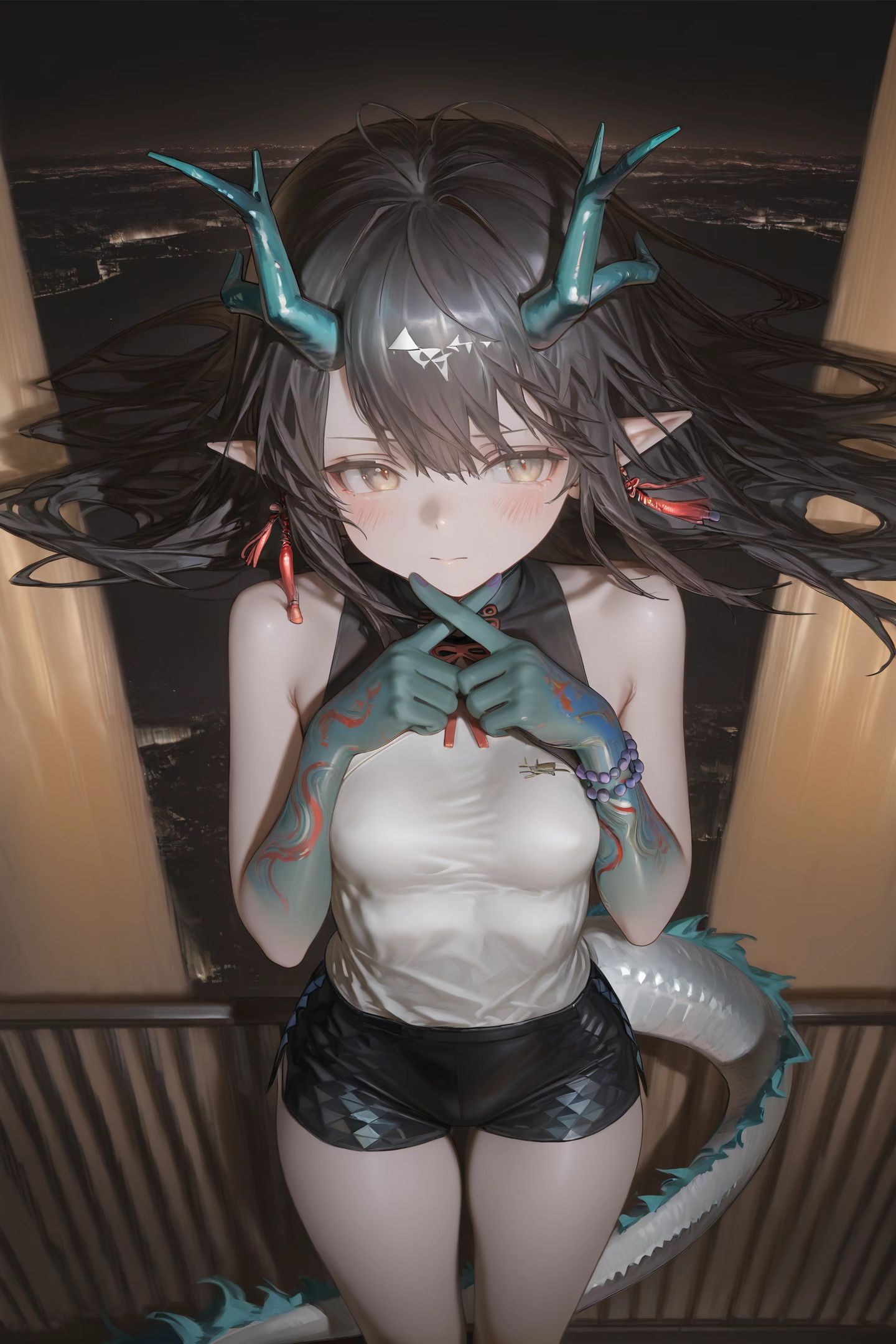 夕瓜 明日方舟夕 二次元游戏萝莉 白丝 手机壁纸图片