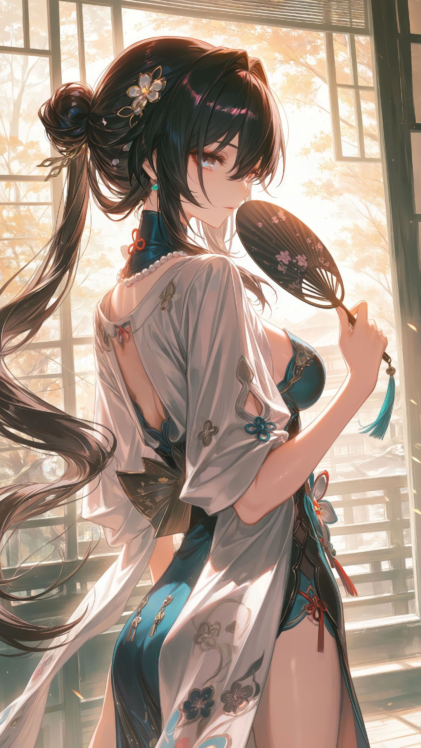 崩坏星穹铁道超高清手机壁纸 二次元游戏美女角色 旗袍阮梅