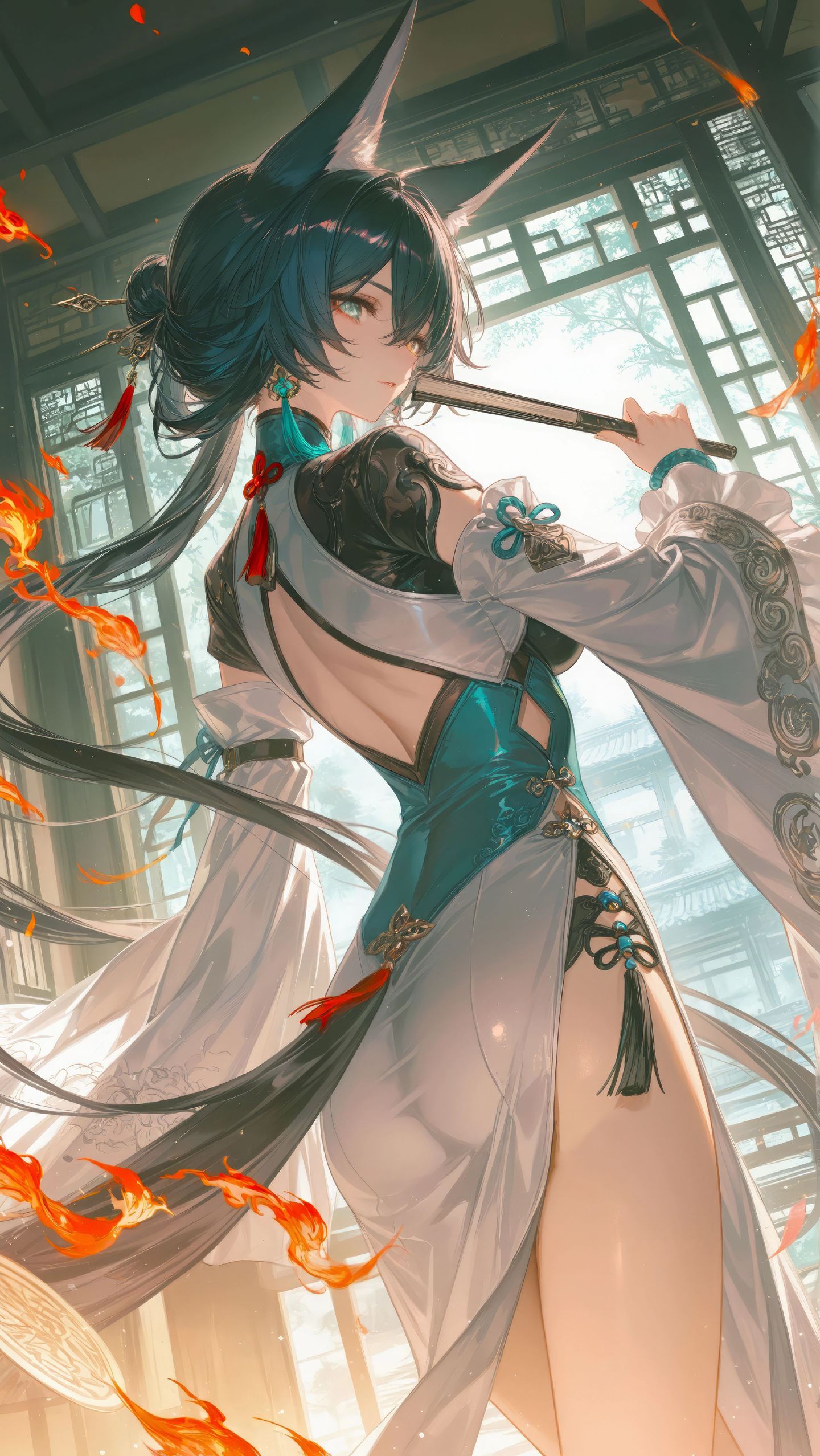 崩坏星穹铁道超高清手机壁纸 二次元游戏美女角色 旗袍阮梅