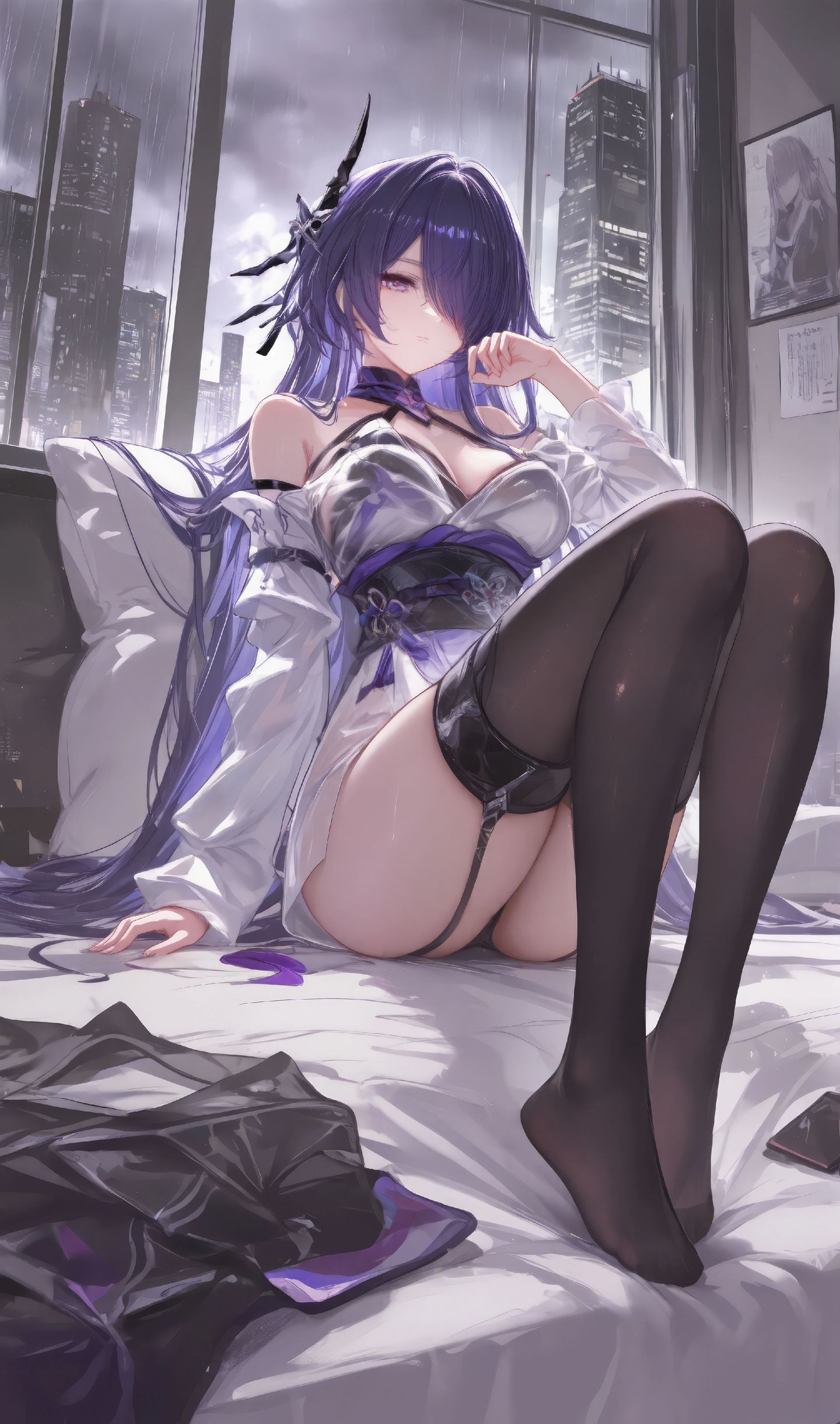 崩坏星穹铁道黄泉 手机壁纸 黑丝袜 大长腿 二次元美女角色