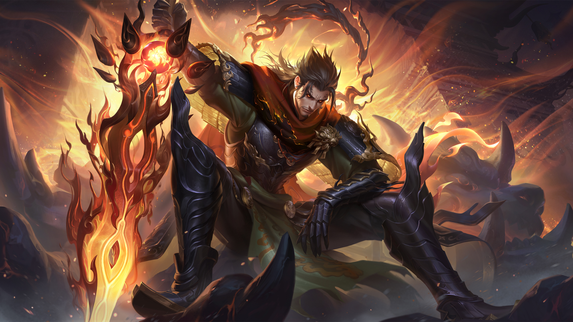 王者荣耀 曹操-万灵伏威 高清无水印电脑横屏壁纸