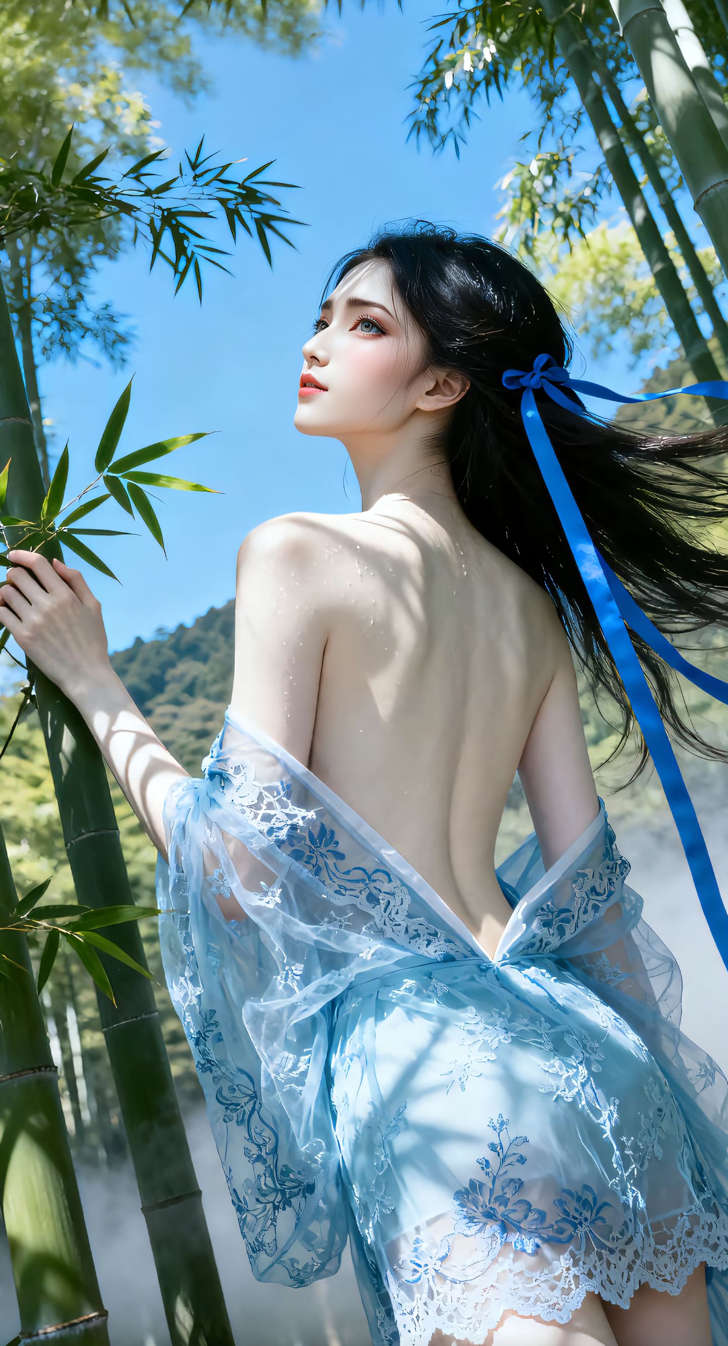 斗破苍穹美杜莎女王、诛仙陆雪琪背颈微露壁纸 动漫国漫