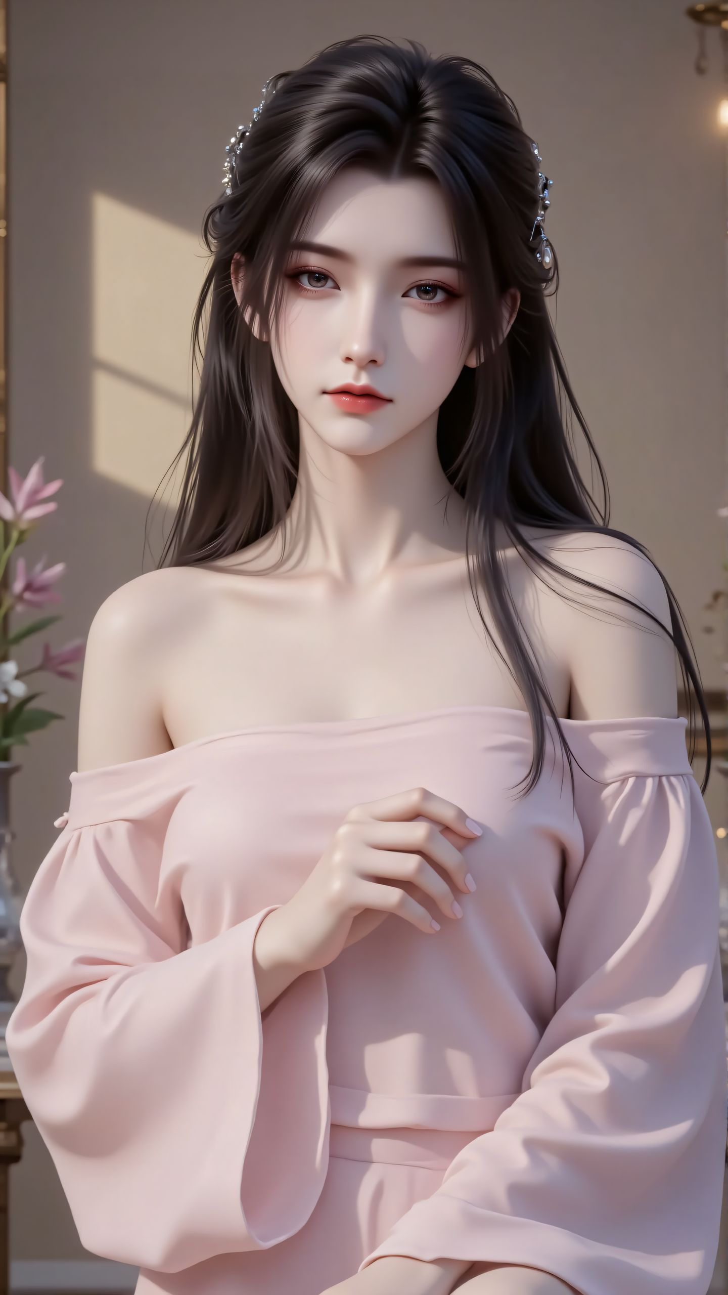 诛仙陆雪琪粉色系 现代穿搭 超美颜值