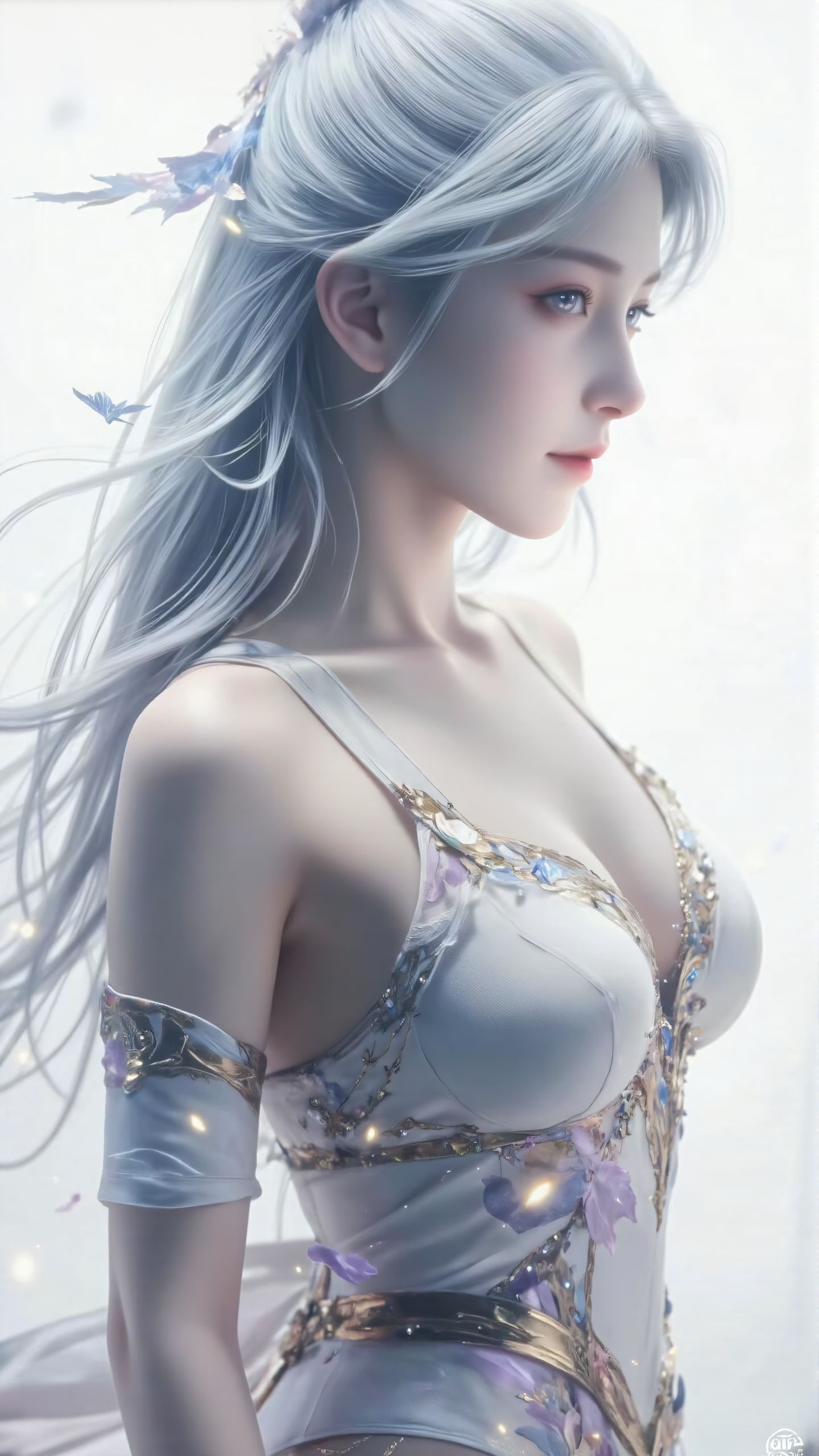 王冬儿侧身特写 动漫国漫壁纸 斗罗大陆2美图