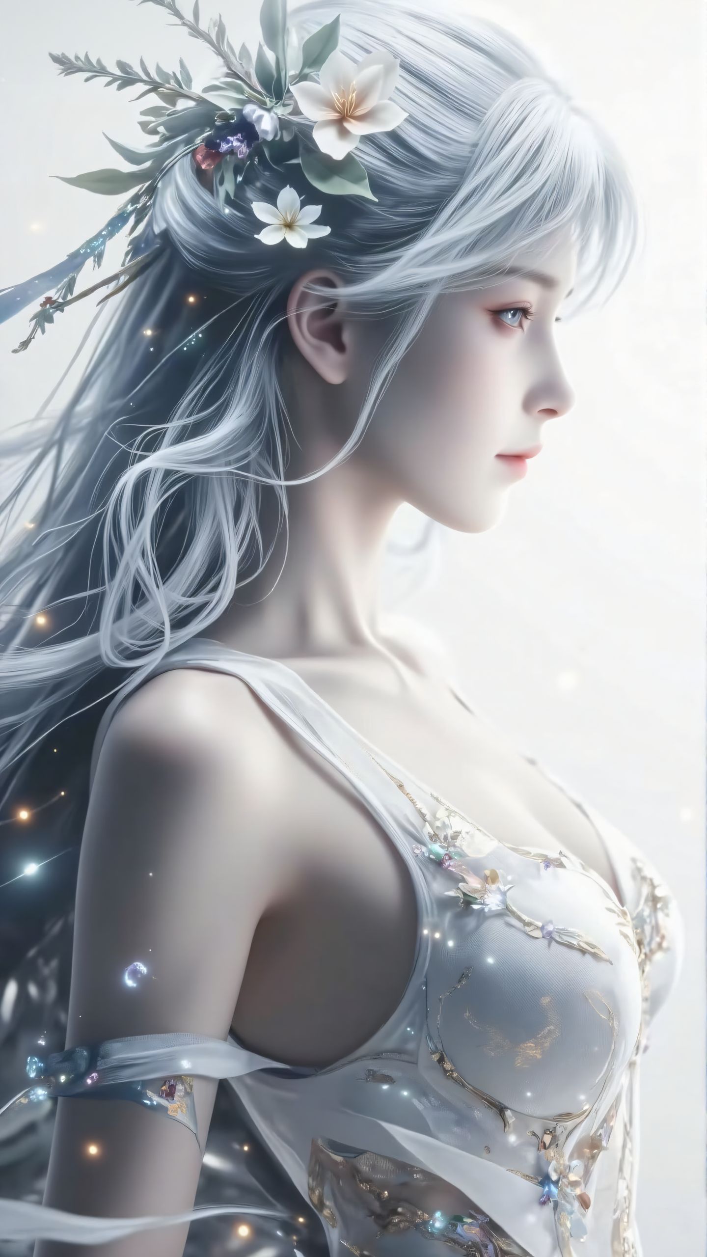 王冬儿侧身特写 动漫国漫壁纸 斗罗大陆2美图