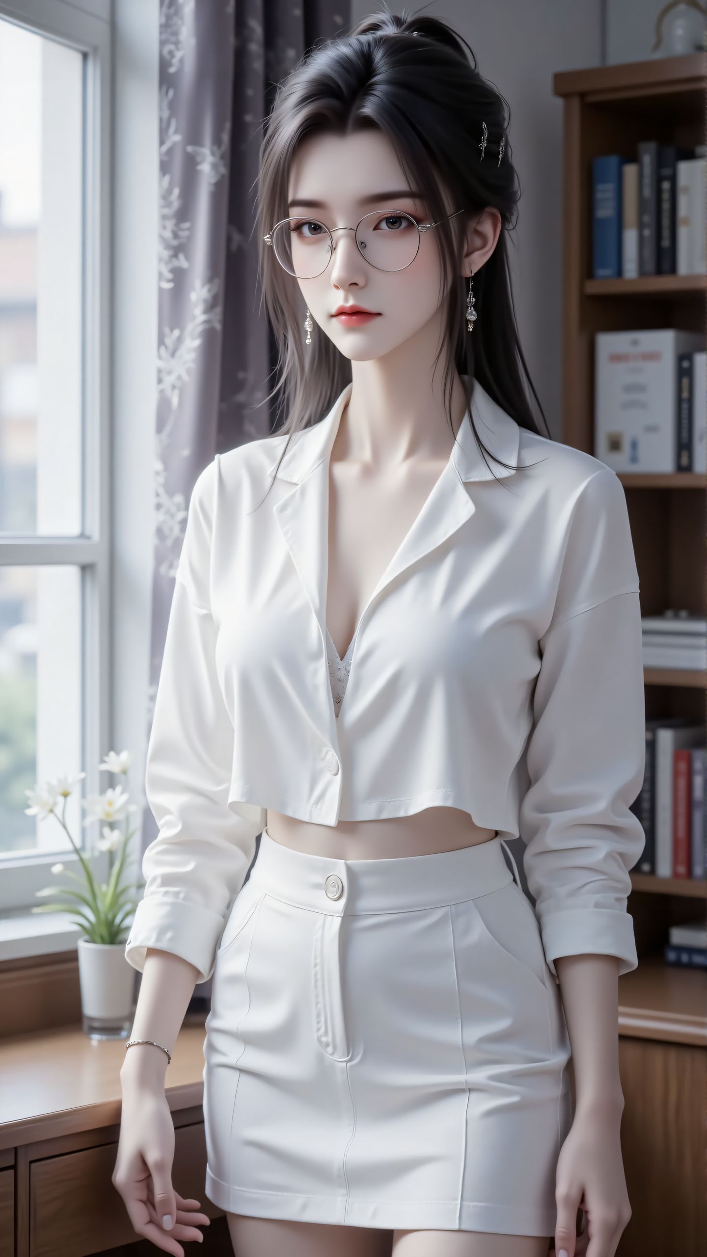 诛仙陆雪琪带眼镜好美 颜值担当 美女壁纸