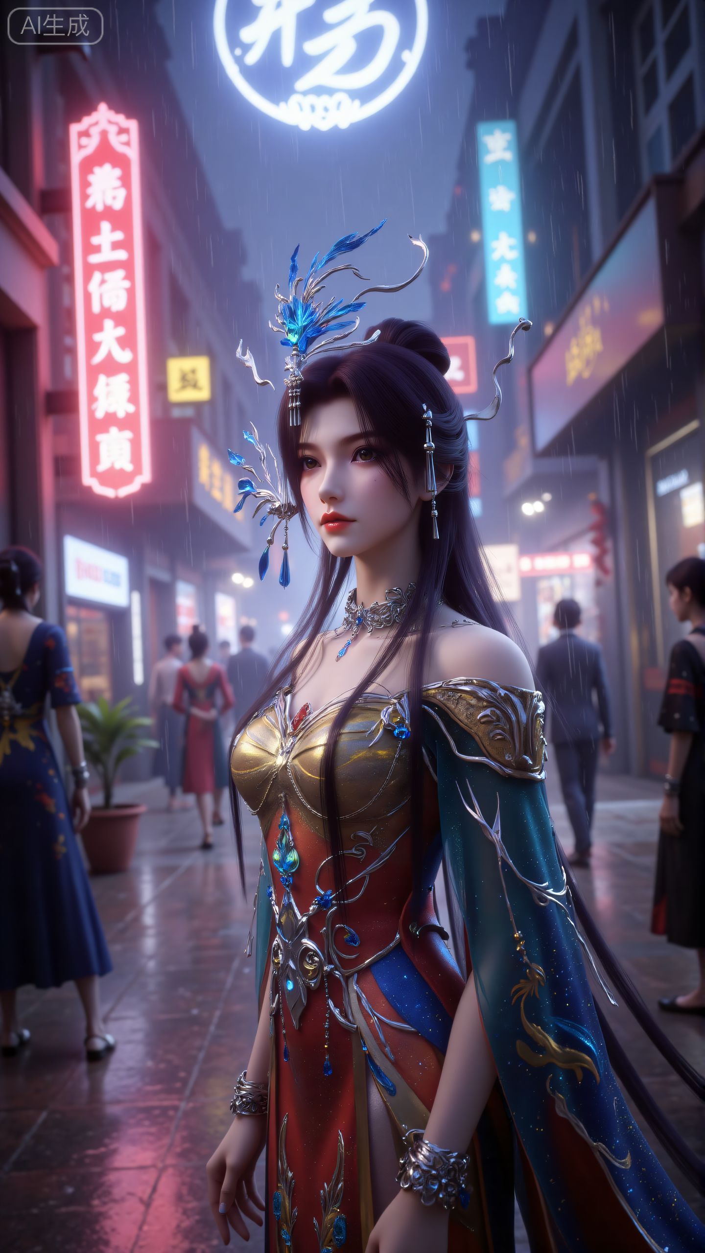 云深不知梦 云望舒 国漫女神壁纸 现代场景