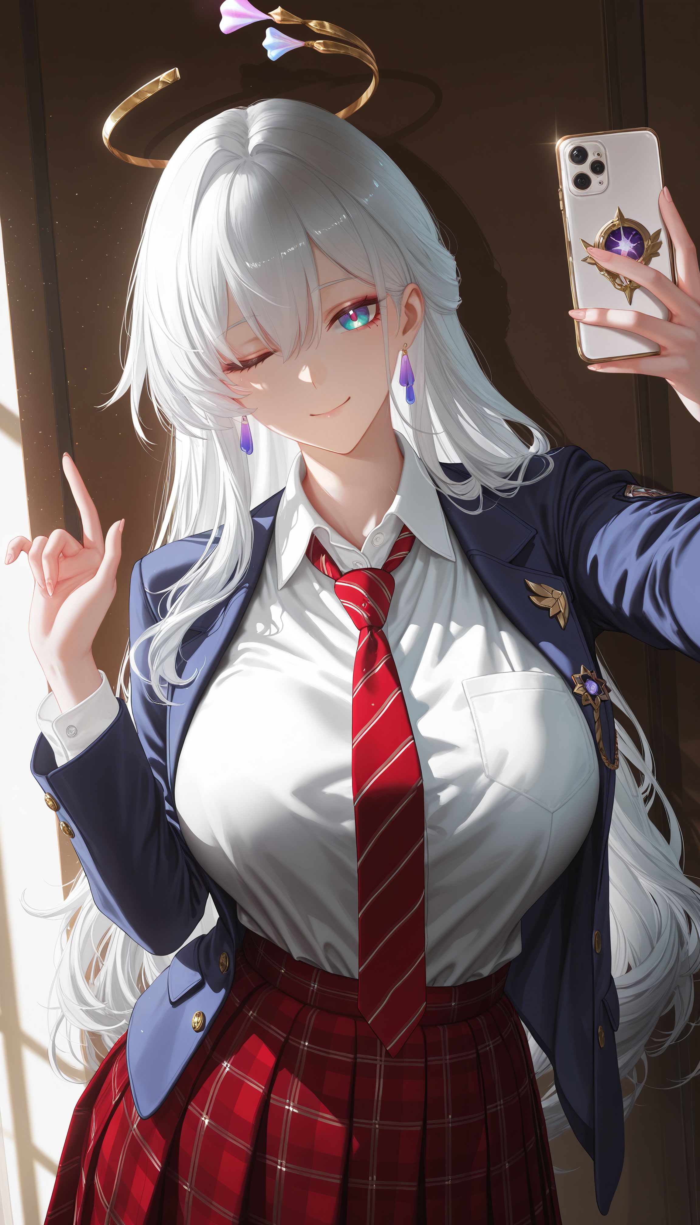 百变知更鸟小姐 二次元游戏崩坏星穹铁道 JK少女感 大长腿丝袜黑丝