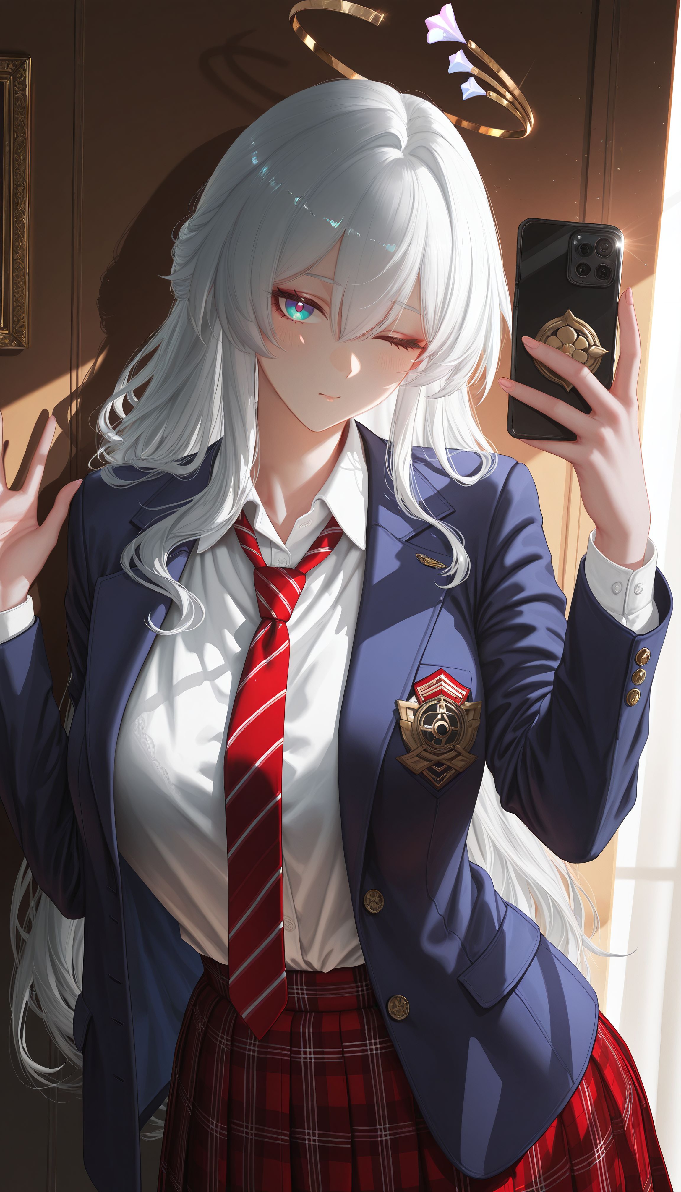 百变知更鸟小姐 二次元游戏崩坏星穹铁道 JK少女感 大长腿丝袜黑丝