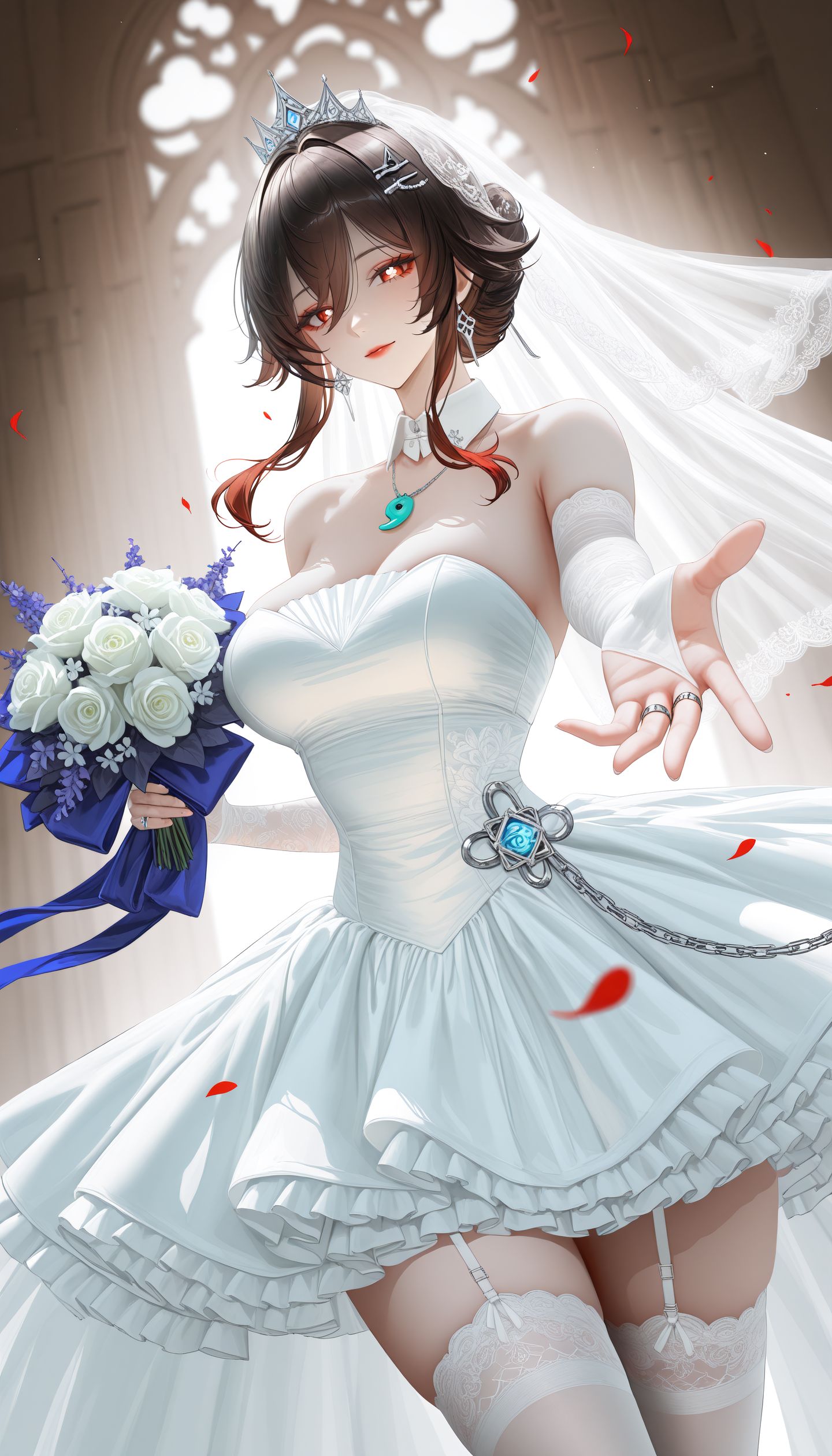 旅行者梦中的花嫁 原神二次元游戏壁纸