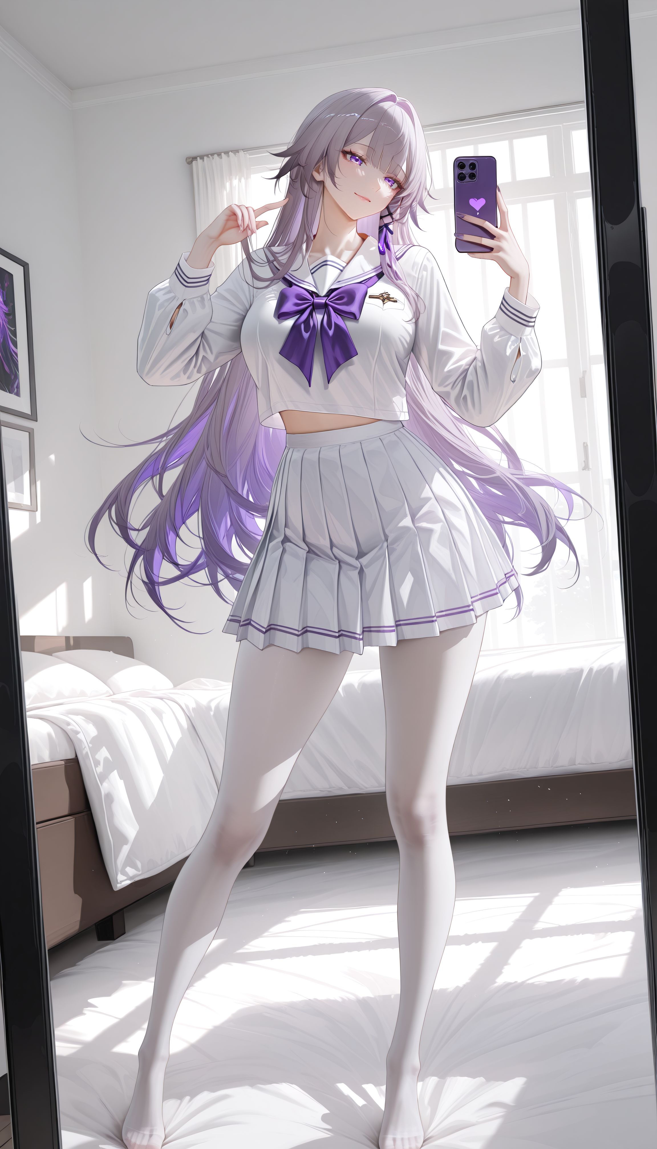 今天是软糯的白色小飞霄！黑塔！崩坏星穹铁道 丝袜白丝大长腿