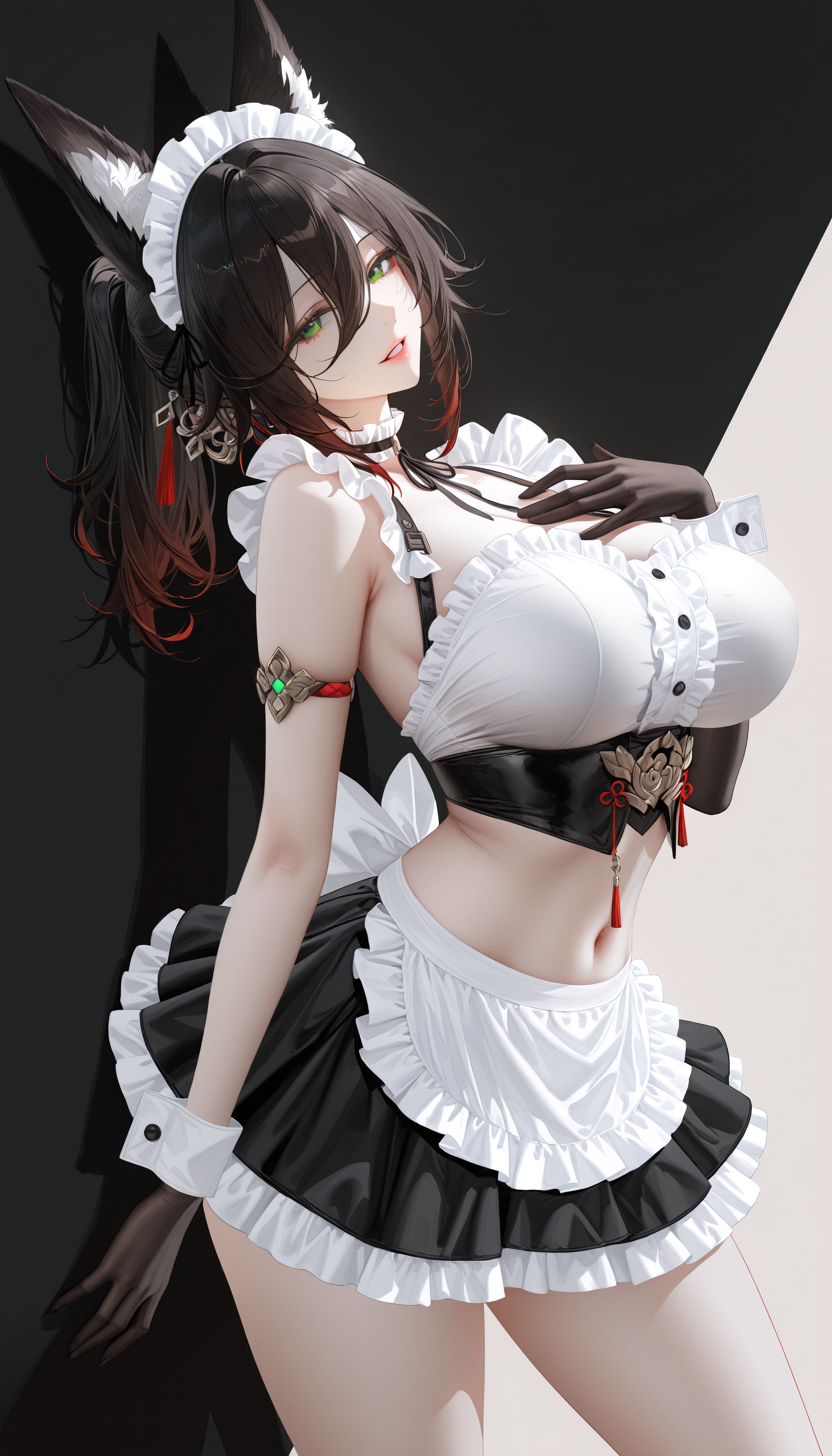 超飒爽的女仆哟 崩坏星穹铁道 停云 飞霄 镜流 女仆装