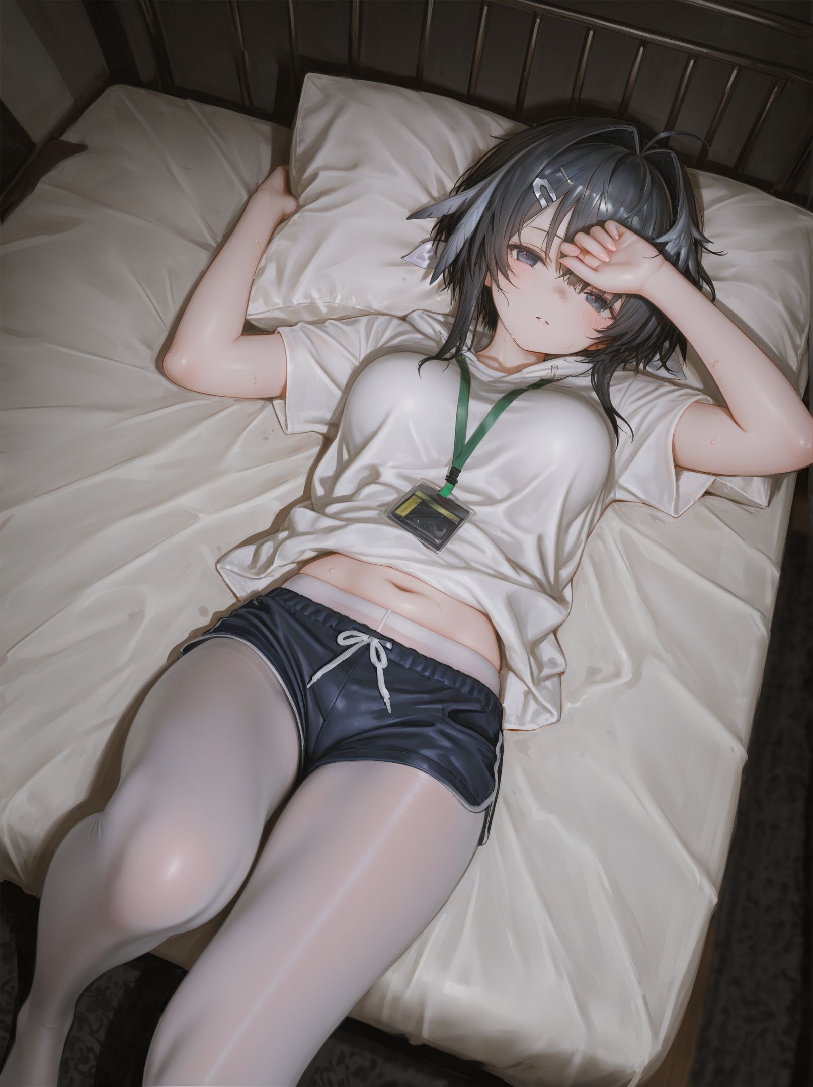 明日方舟羽毛笔 白丝yyds 兽耳可爱开心