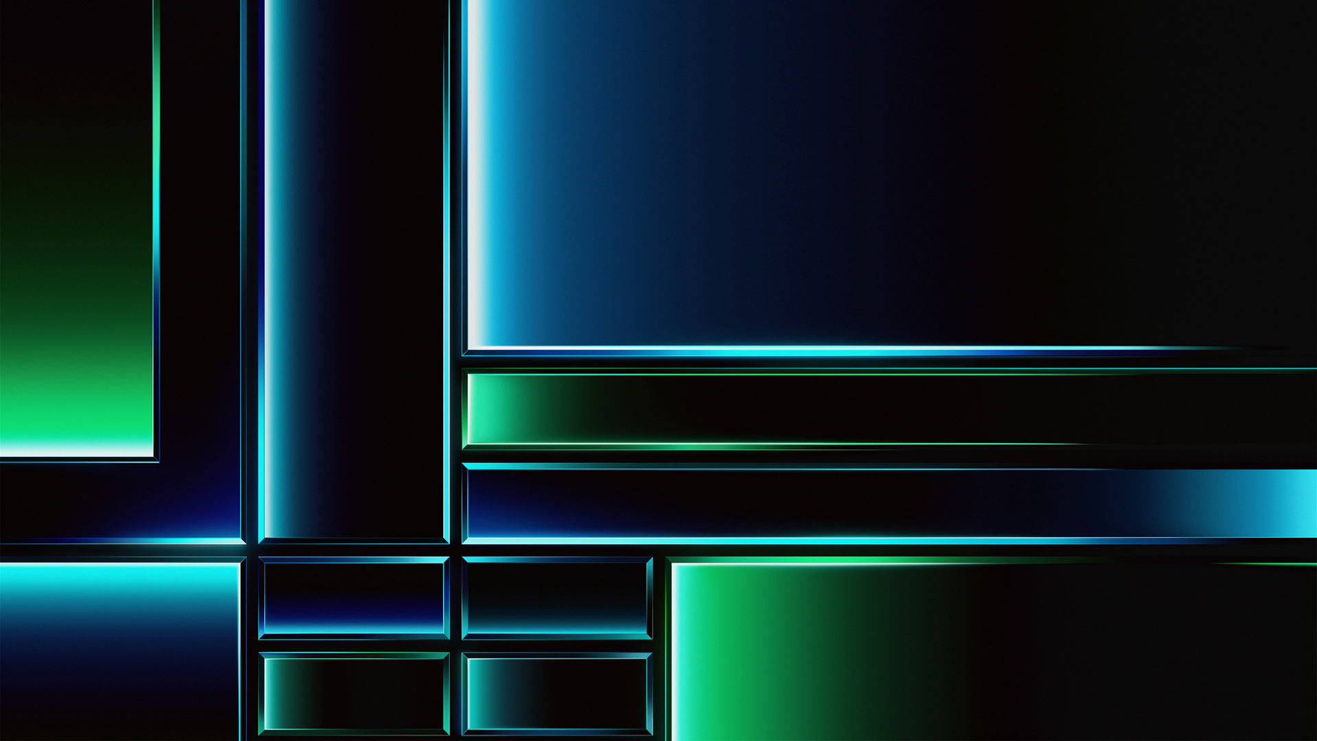 蓝色 绿色 苹果 2023 Mac Book Pro 高清 壁纸