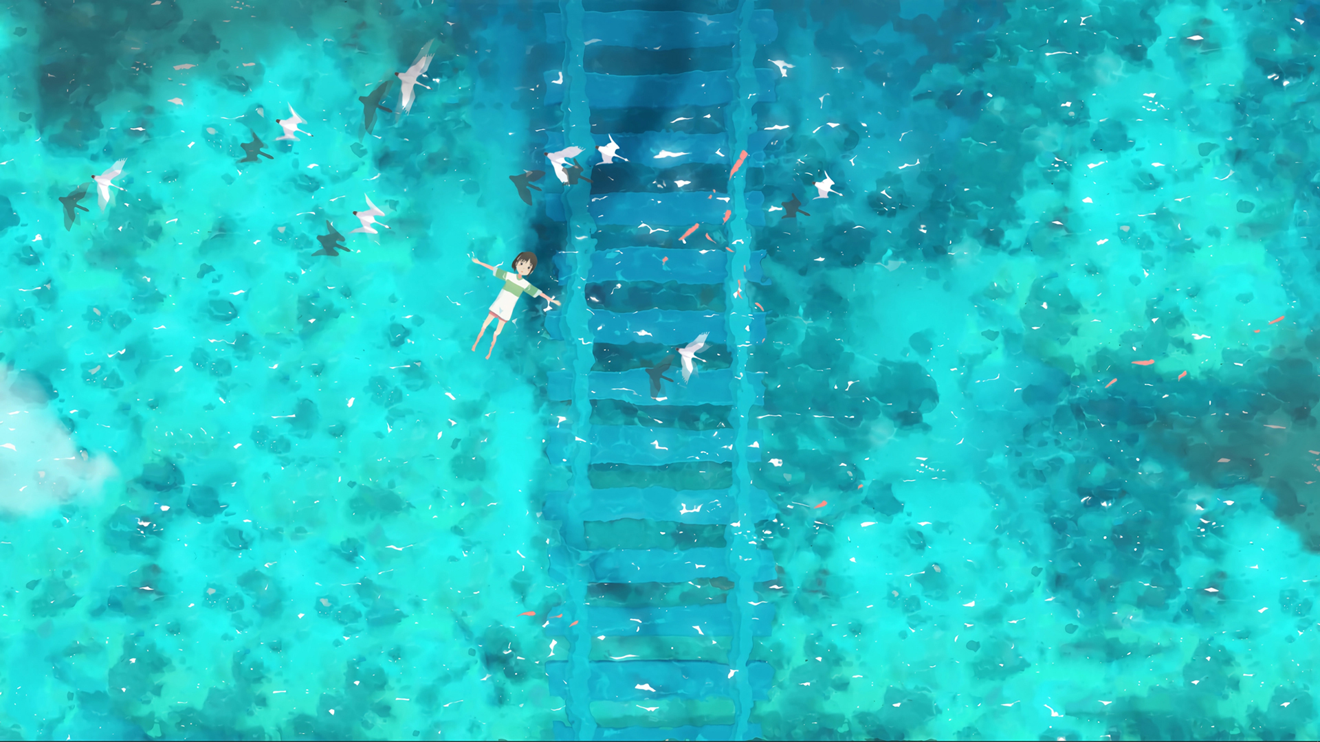 千与千寻 唯美 水 桌面壁纸