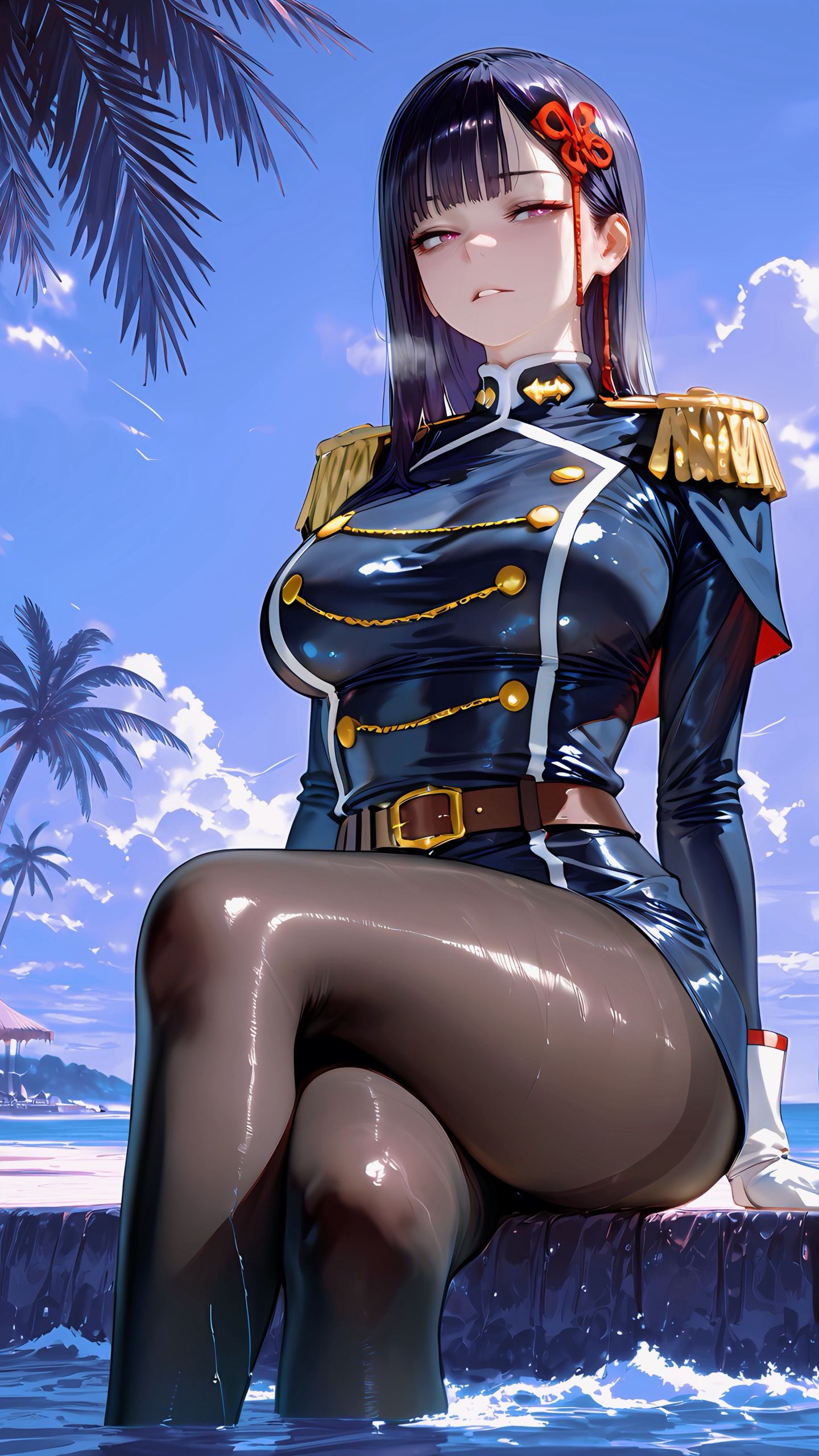 山城恋 魔都精兵 动漫 漫画角色 黑丝美女