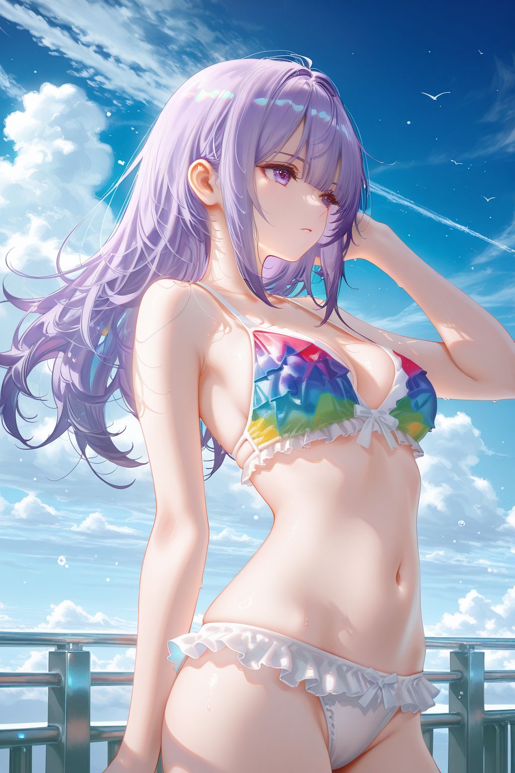 二次元女孩少女 精美壁纸大全 泳装比基尼 收藏分享推荐