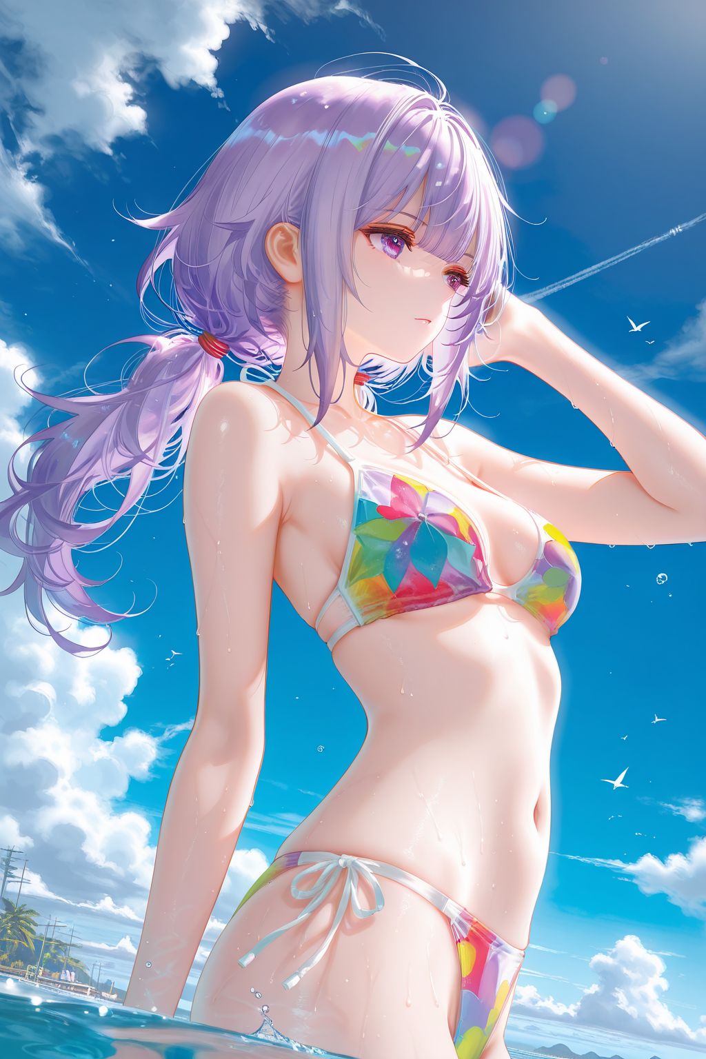 二次元女孩少女 精美壁纸大全 泳装比基尼 收藏分享推荐