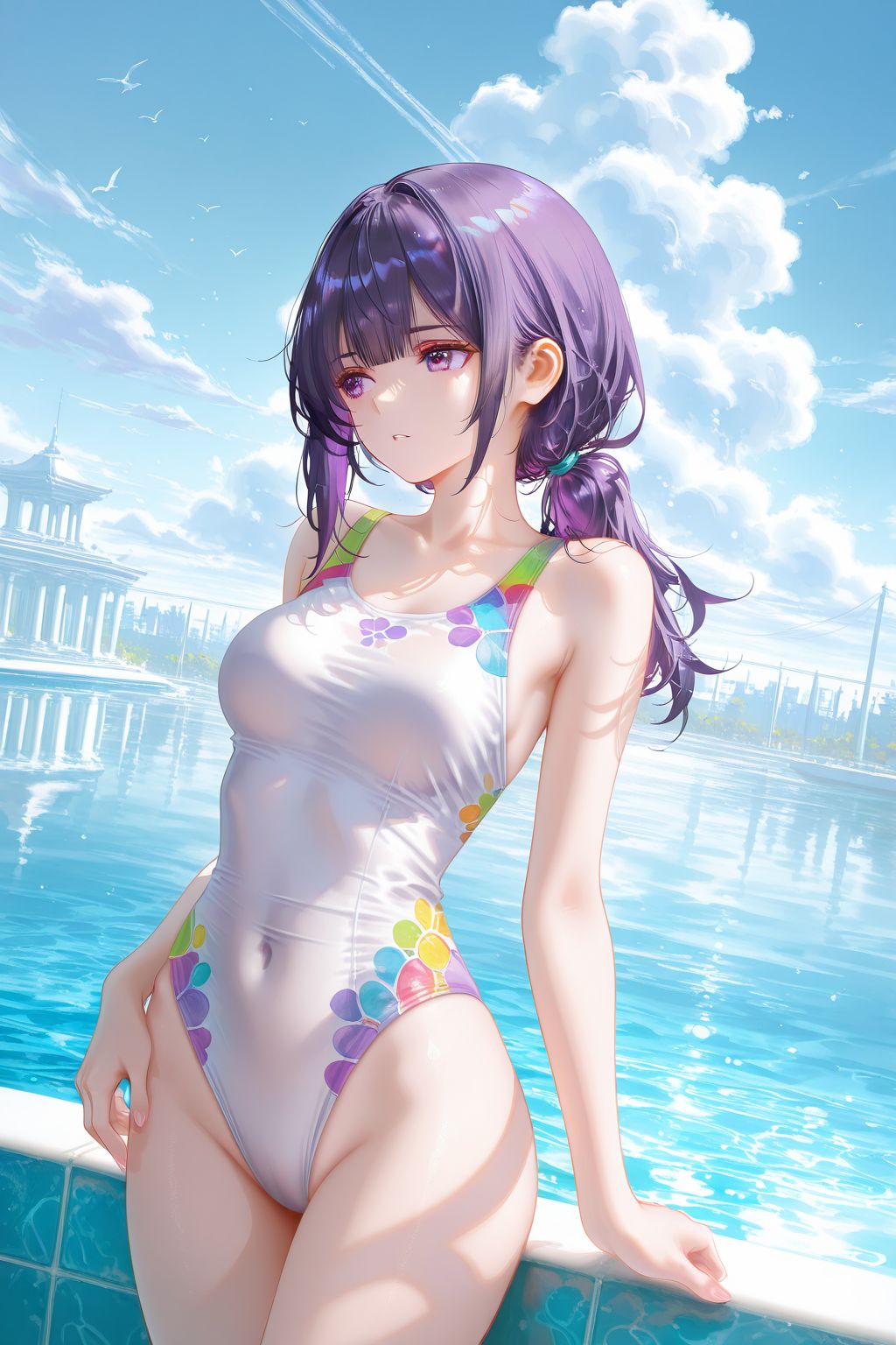 二次元女孩少女 精美壁纸大全 泳装比基尼 收藏分享推荐