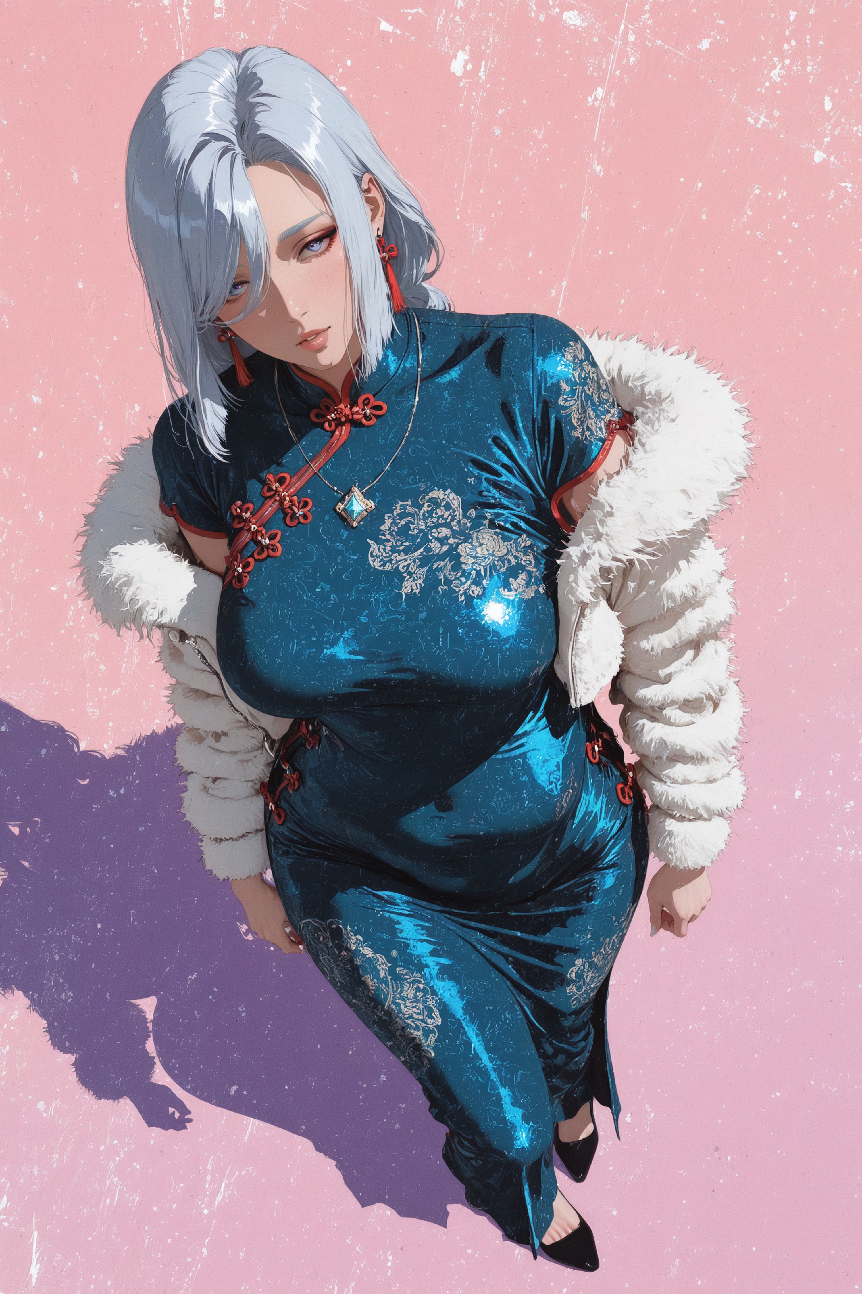 二次元游戏角色申鹤 原神手游壁纸推荐