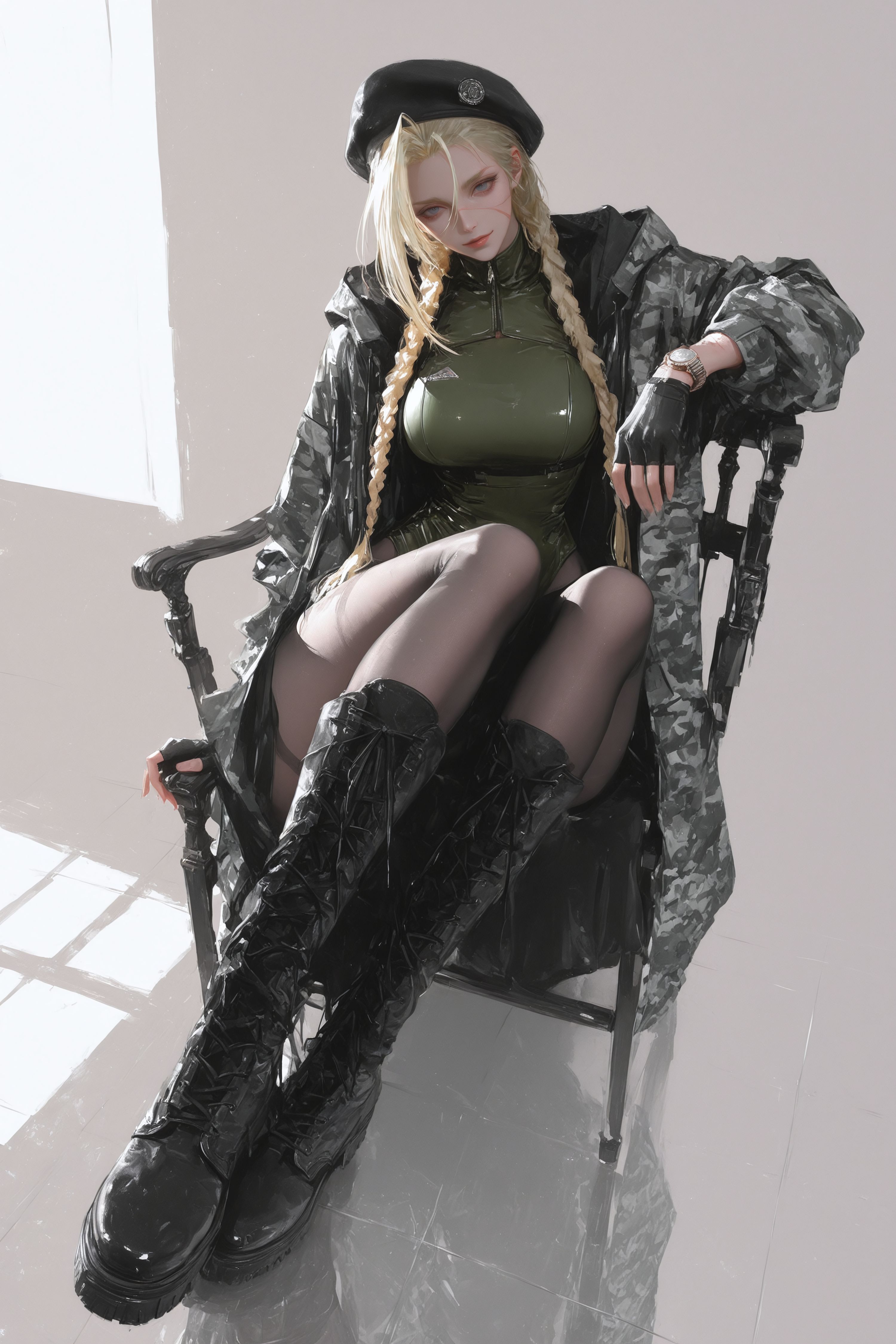 嘉米怀特 街霸 二次元游戏人物二创 枪械