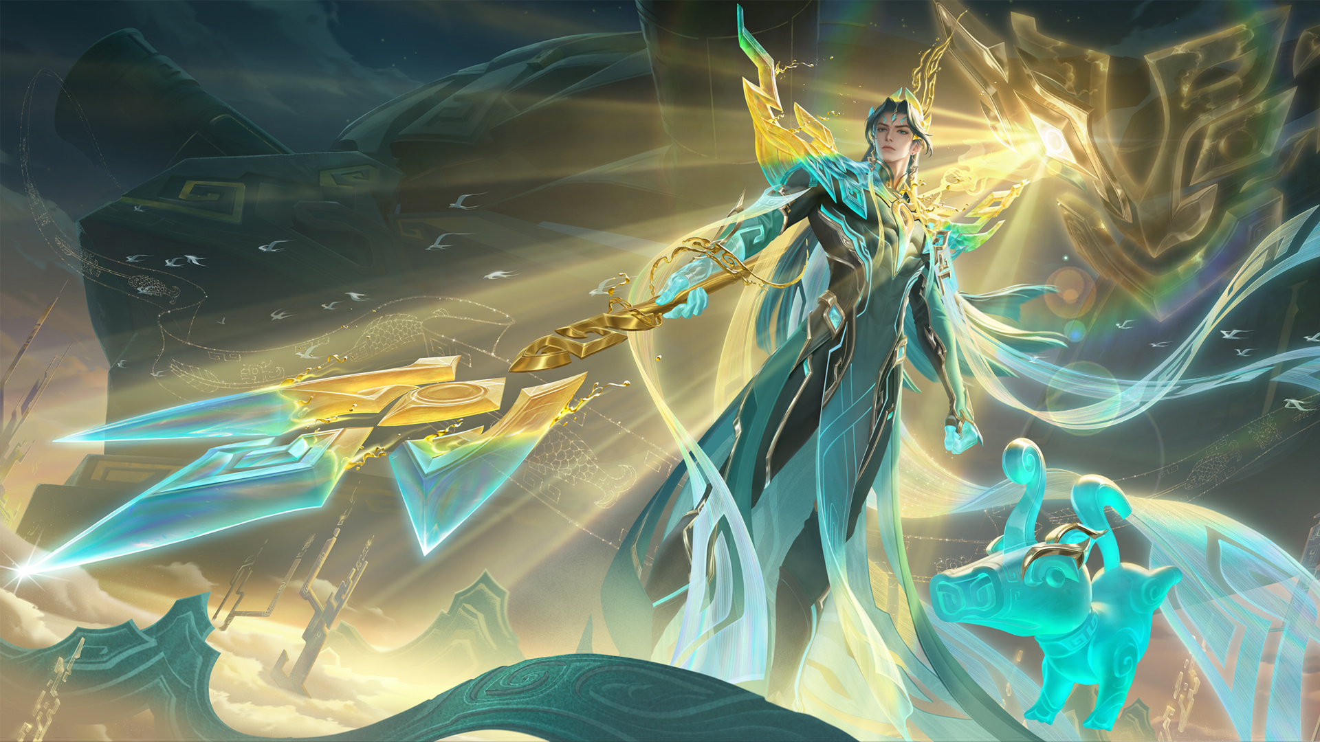 王者荣耀 杨戬 纵目迁山高清电脑壁纸