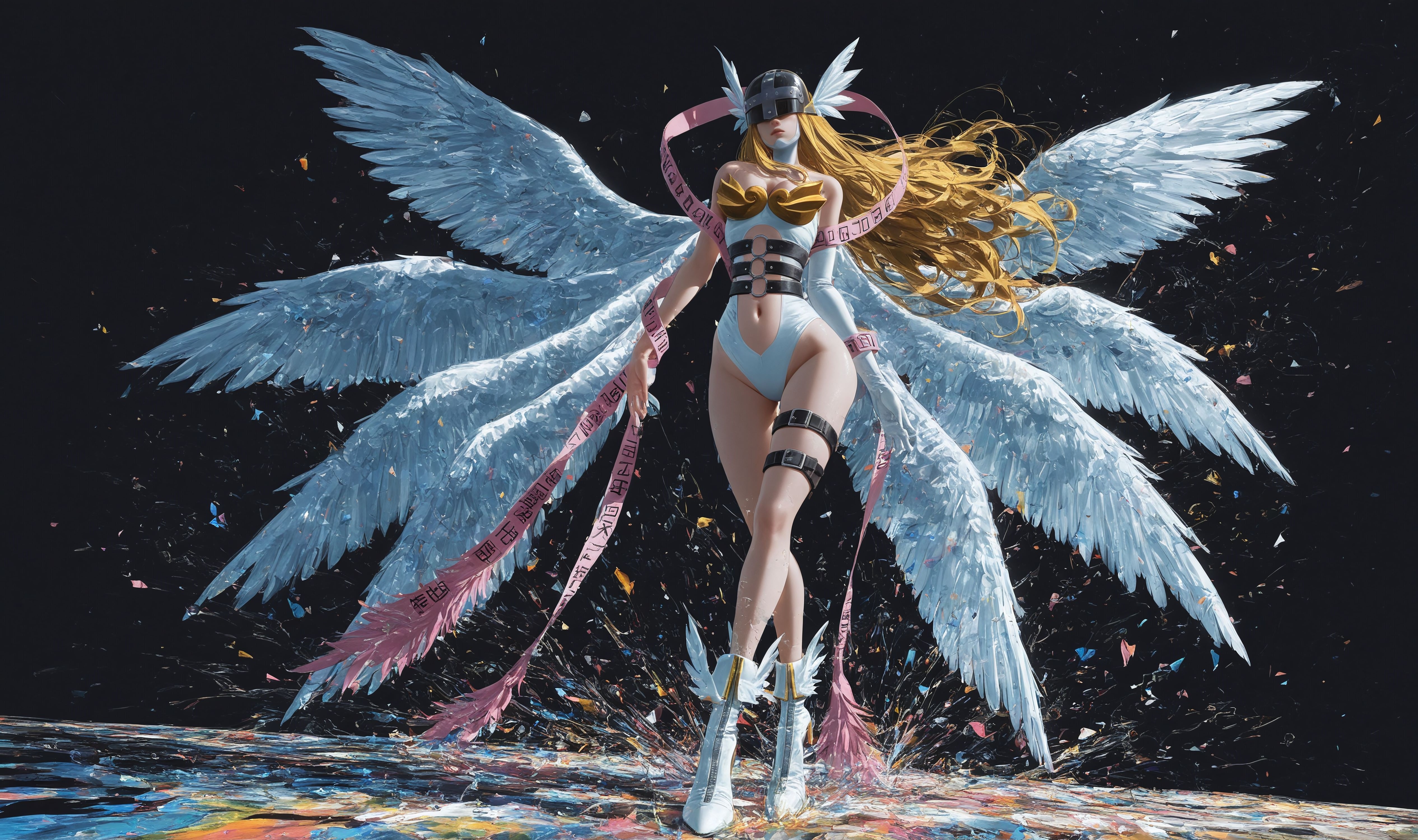 数码宝贝天女兽 二次元日漫壁纸 动漫二创2