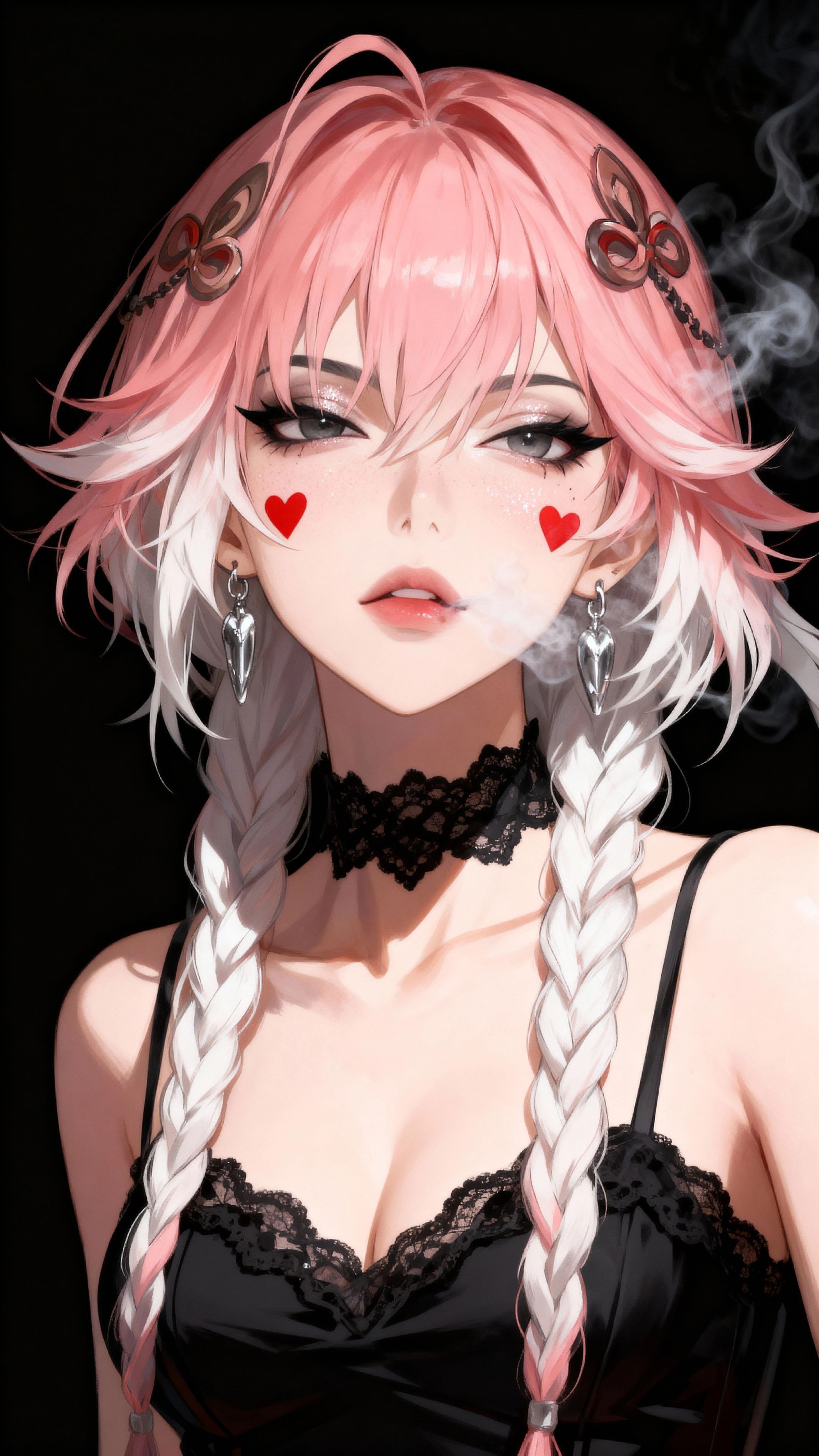 二次元游戏鸣潮 御姐壁纸 长离 黑色背景